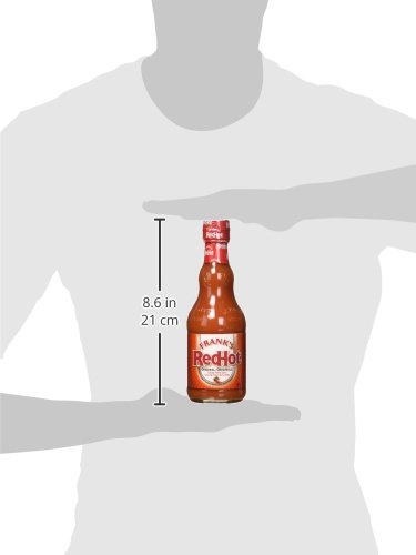 Frank's RedHot Original Cayenne Pepper Hot Sauce - 12 fl oz (354ml) Bottle - Perfect for Wings, Pizza, Burgers & More - Spicy & Flavorful Condiment