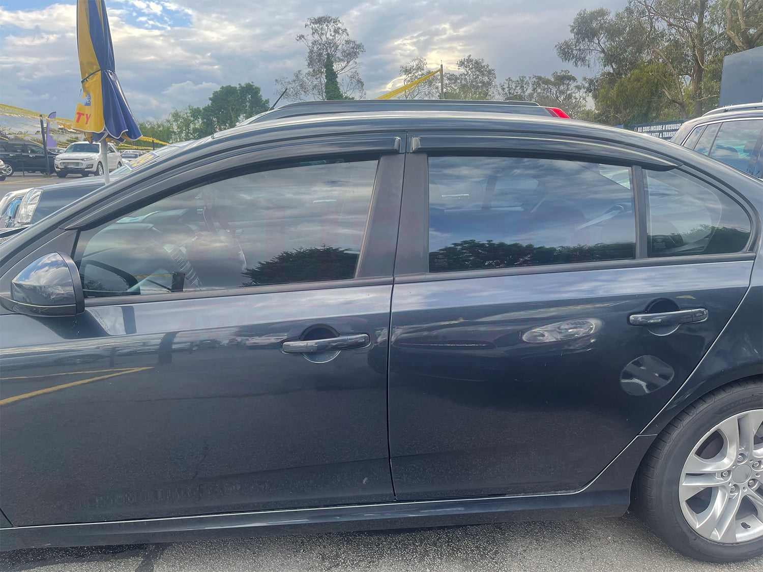Premium Weather Shields for Ford Falcon Fairmont FG 2008-2019 - Durable Car Window Deflectors for Rain Protection & Enhanced Style