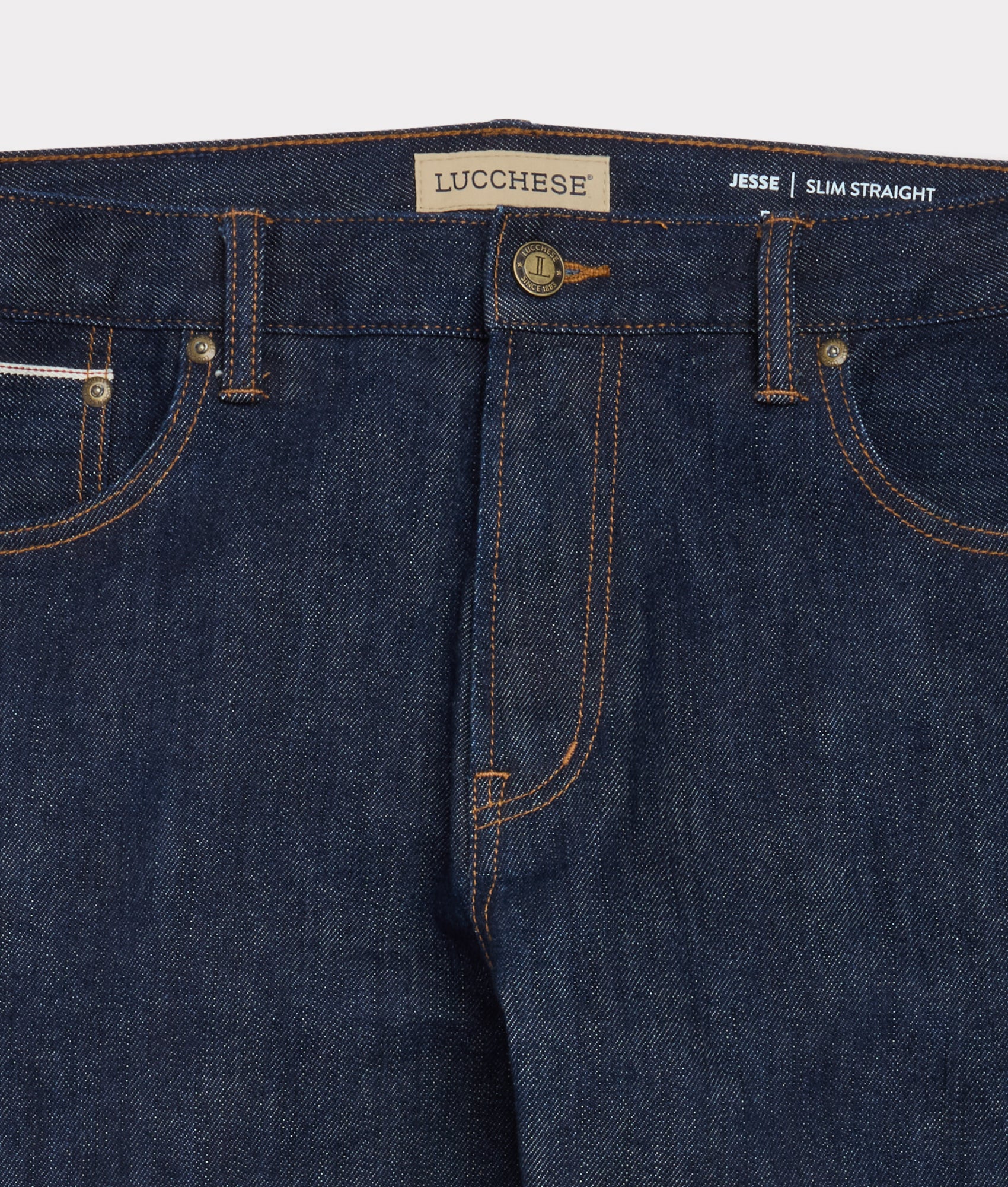 Jesse Men's Slim Straight Fit Jeans in Cavalry Blue - Comfortable & Stylish Denim Pants for Casual Wear, Work & Everyday Outfits
