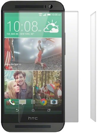 Premium HTC One M8 Screen Protectors (2-Pack) - HD Clear Anti-Scratch Film for Ultimate Phone Protection - Perfect for Work, Travel & Everyday Use