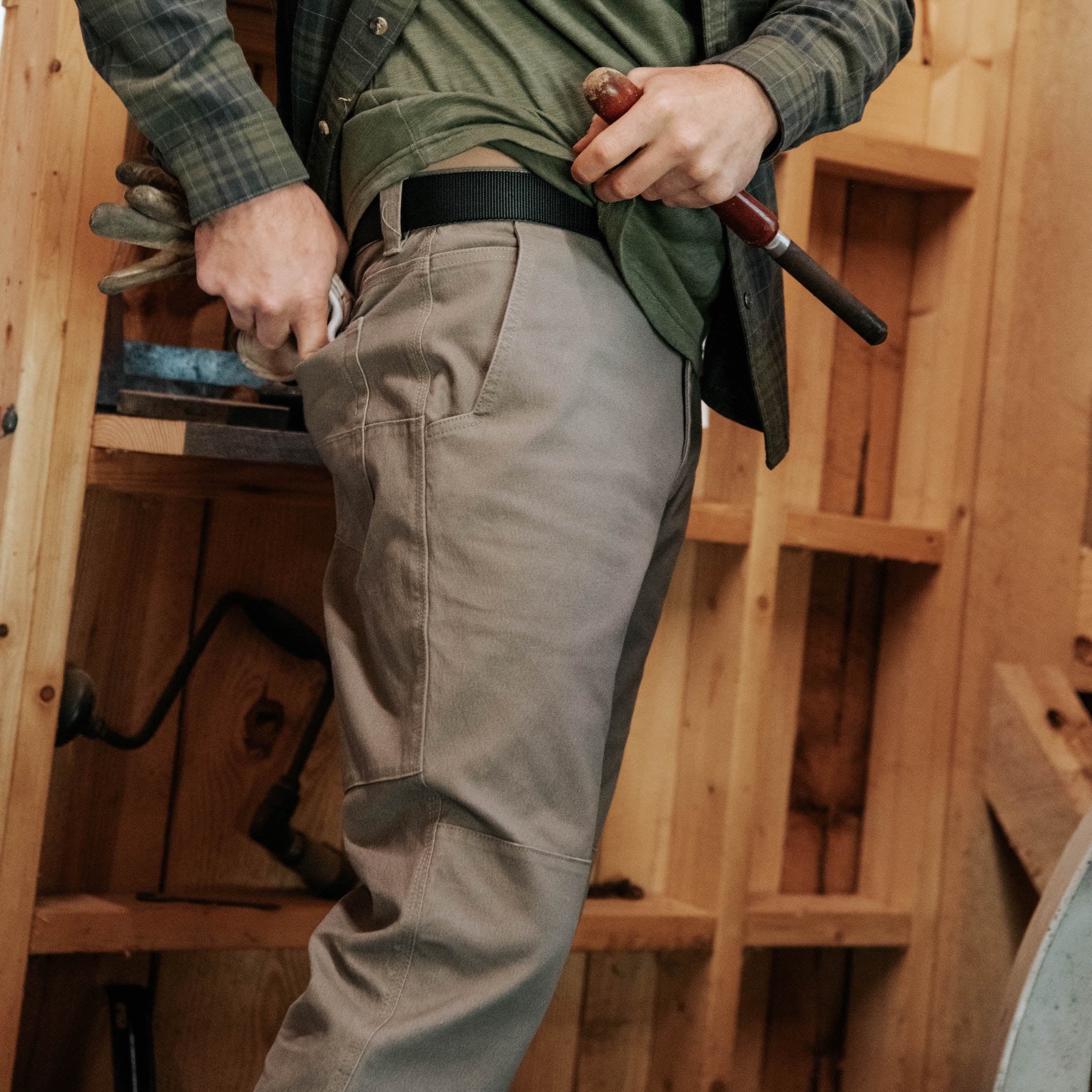 Alpine Work Pants for Men - Durable & Comfortable Workwear for Construction, Landscaping & Outdoor Jobs