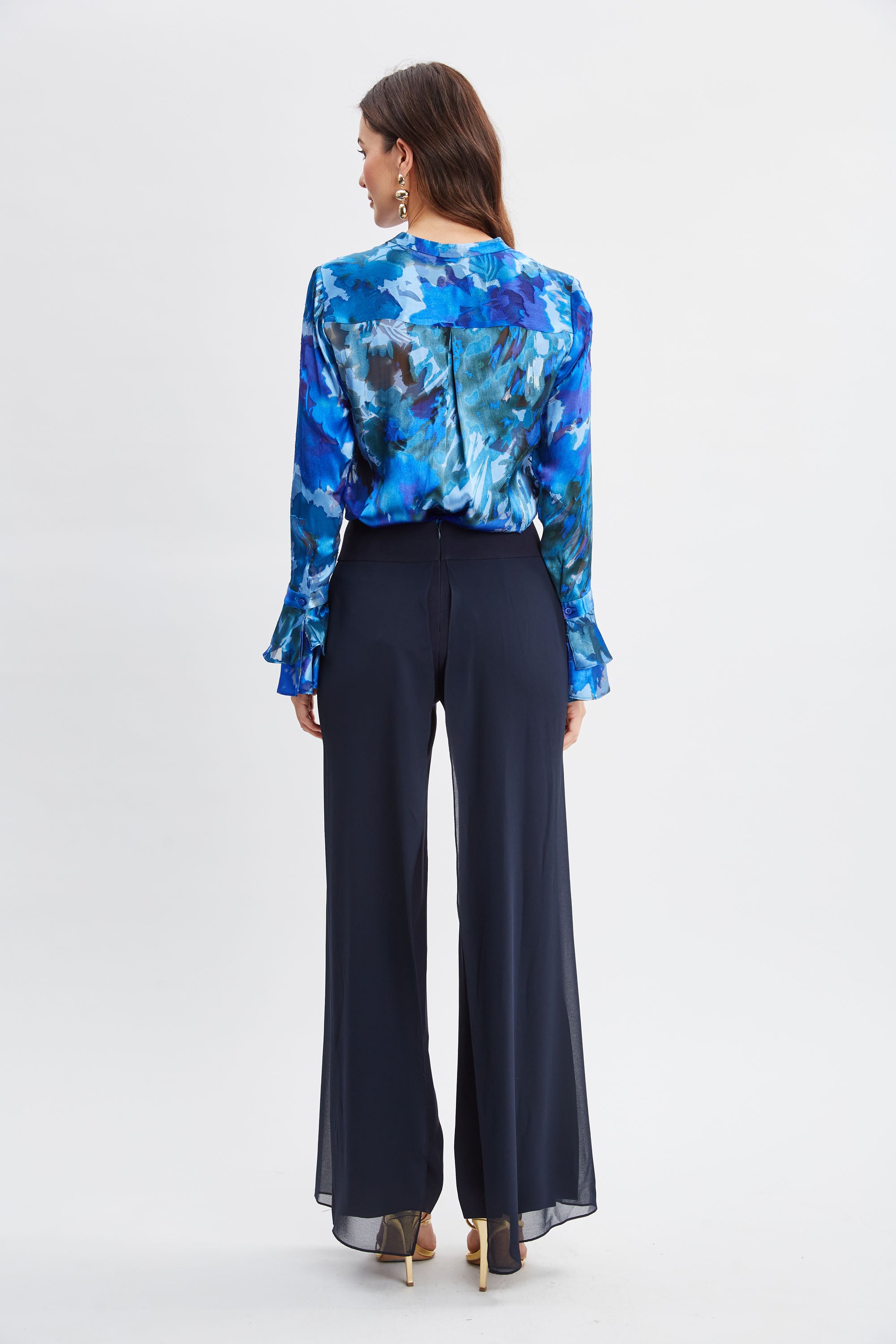 Stylish Etched Garden Printed Shirt for Women | Floral Summer Blouse | Perfect for Casual Outings, Beach Vacations & Boho Fashion