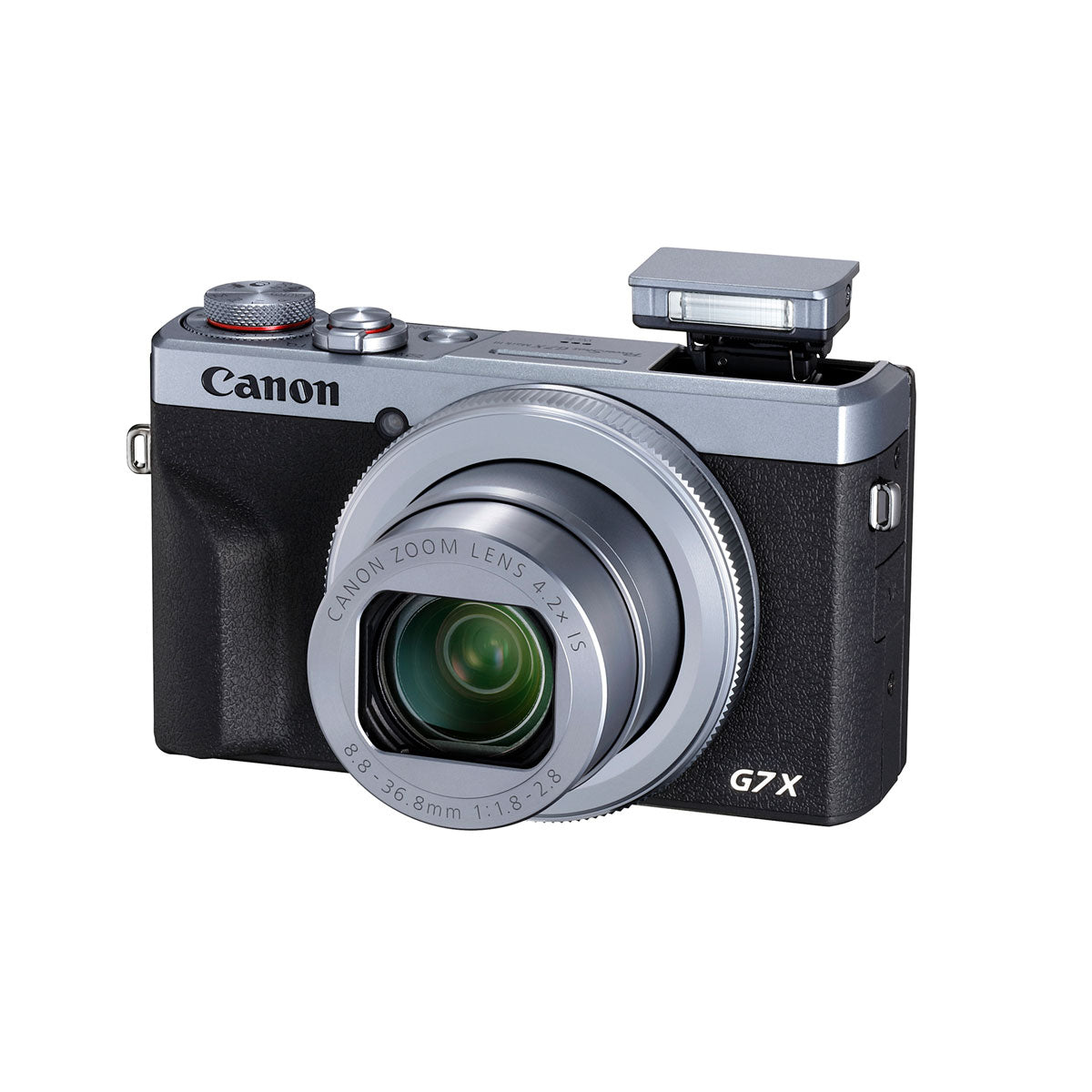 Canon PowerShot G7X Mark III Digital Camera 20.1MP 4K Vlogging Camera with Flip-Up Touchscreen LCD - Silver | Perfect for YouTube, Travel & Street Photography