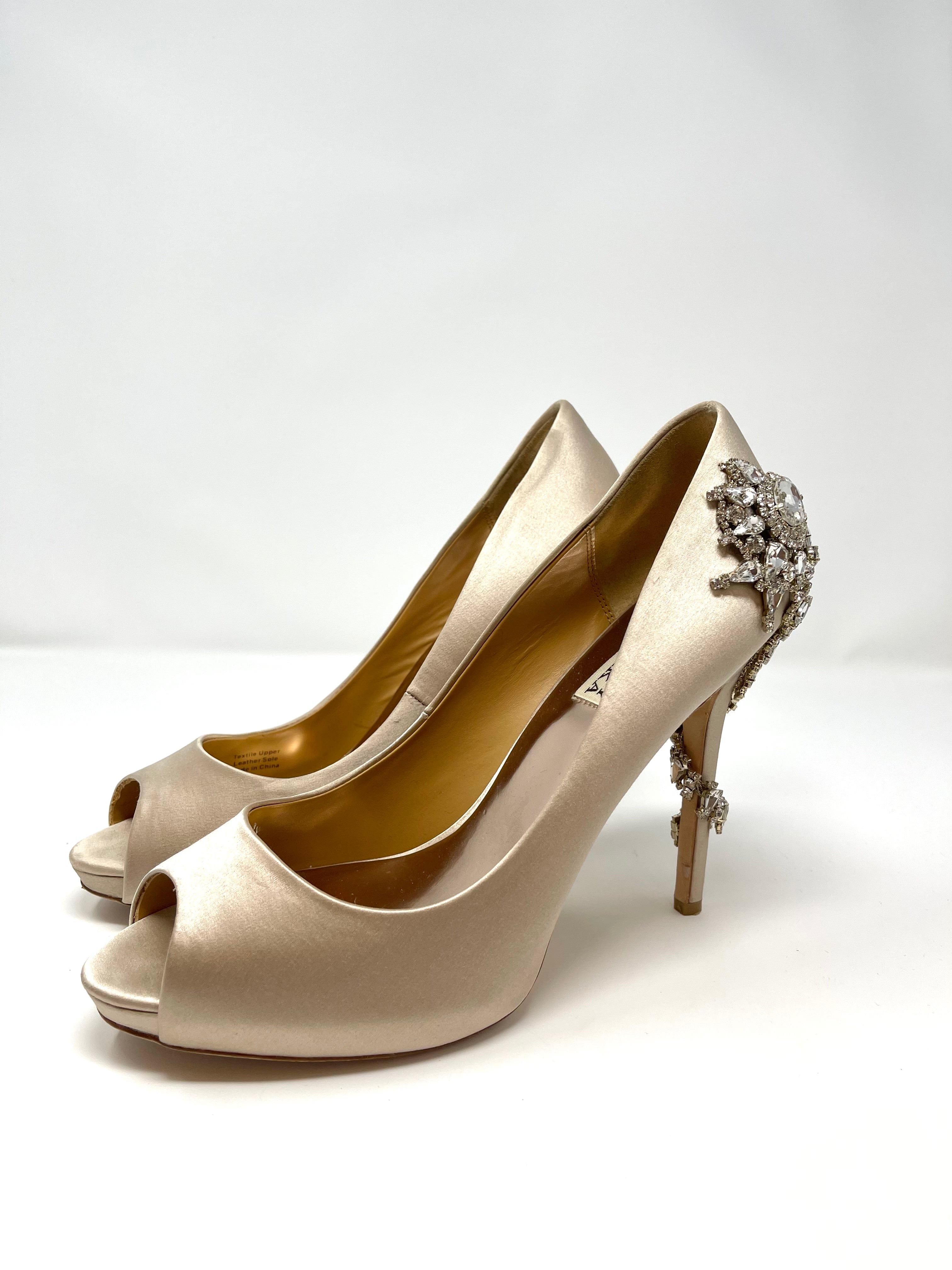 Badgley Mischka Royal Women's Heels Size 9 - Elegant Evening Shoes for Weddings, Parties & Special Occasions