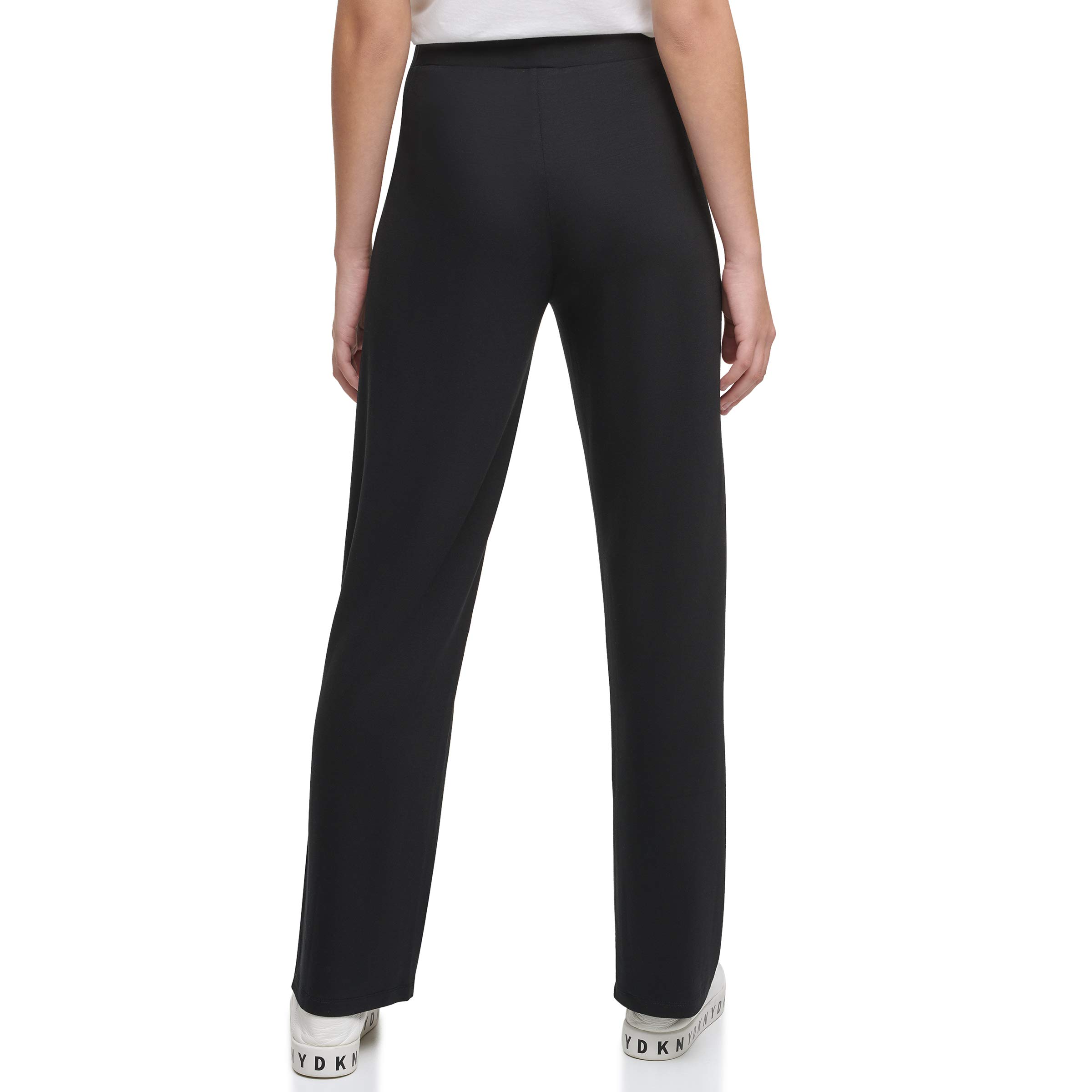 DKNY Women's Pull-On Wide Leg Pants - Comfortable Stretch Trousers for Work, Travel & Casual Wear | Plus Size Available