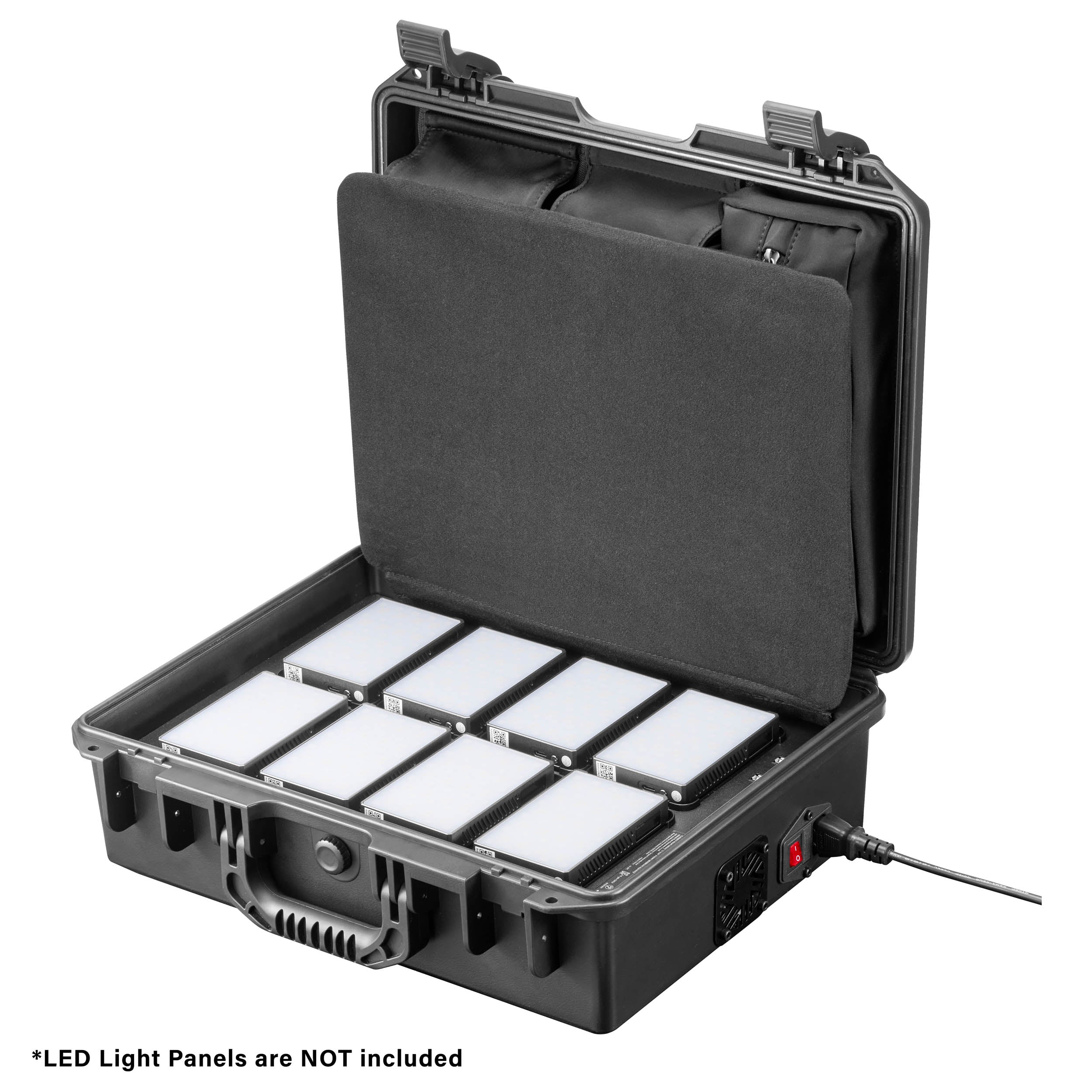 KNOWLED C5R C8 Eight Light Charging Case for 8x C5R Pocket-Sized RGBWW LED Panels - Portable Creative Lighting Solution for Photography, Events & Home Decor (Special Order)