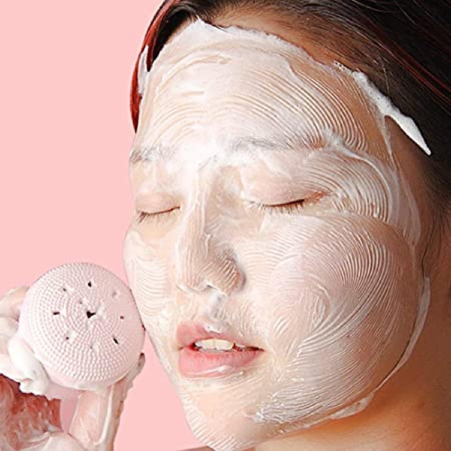 KRIVETY Octopus Design Silicone Facial Cleansing Brush - Exfoliating Face Massager & Deep Pore Cleanser - Soft Skin Scrubber for Blackhead Removal & Makeup Cleansing - Perfect for Daily Skincare Routine & Spa Treatment