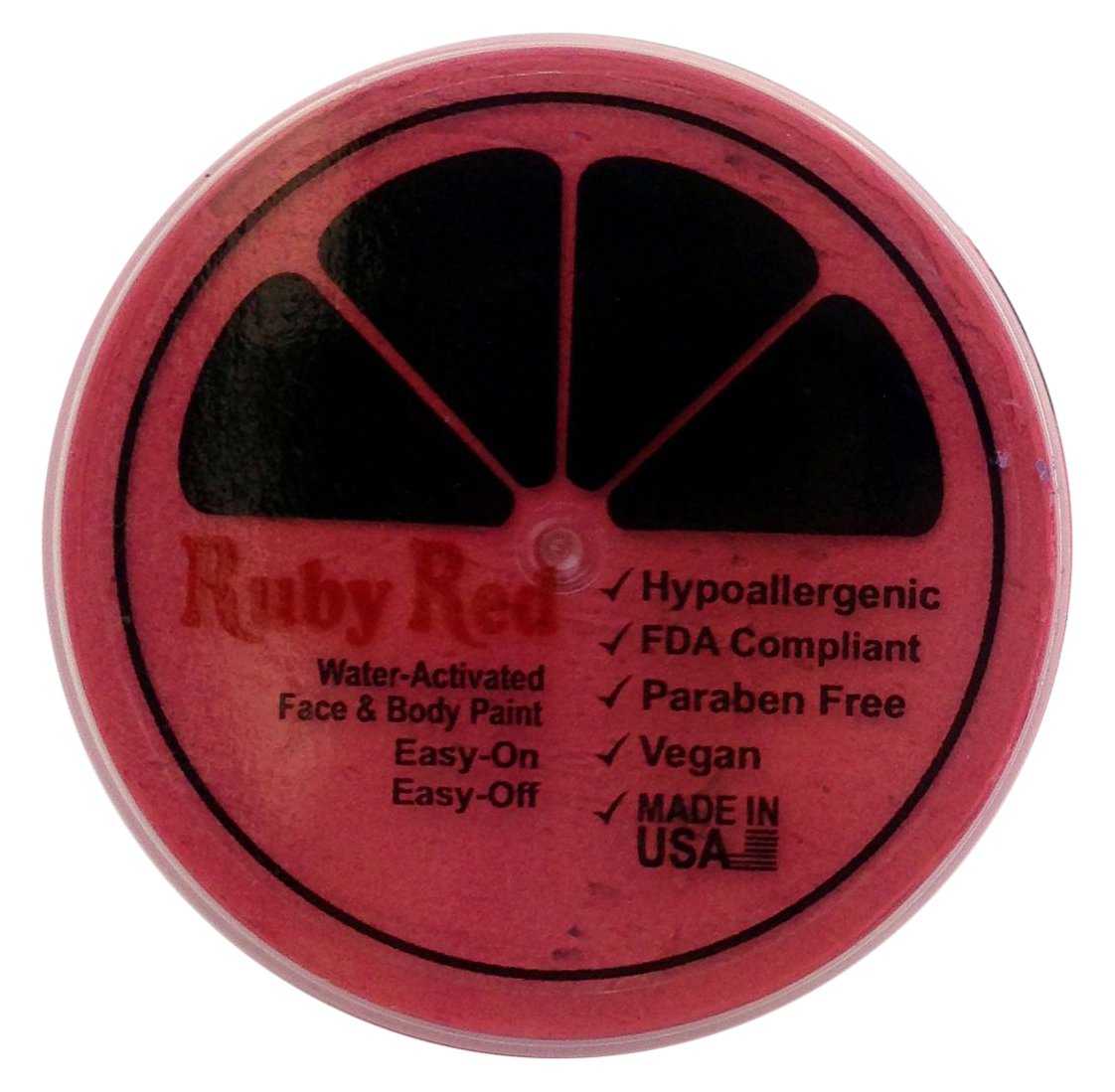 Ruby Red Face Paint - 75ML (2.5 oz) Water-Based, Non-Toxic, Vibrant Color for Halloween, Cosplay & Body Art - Perfect for Costume Parties, Theater & Special Effects Makeup