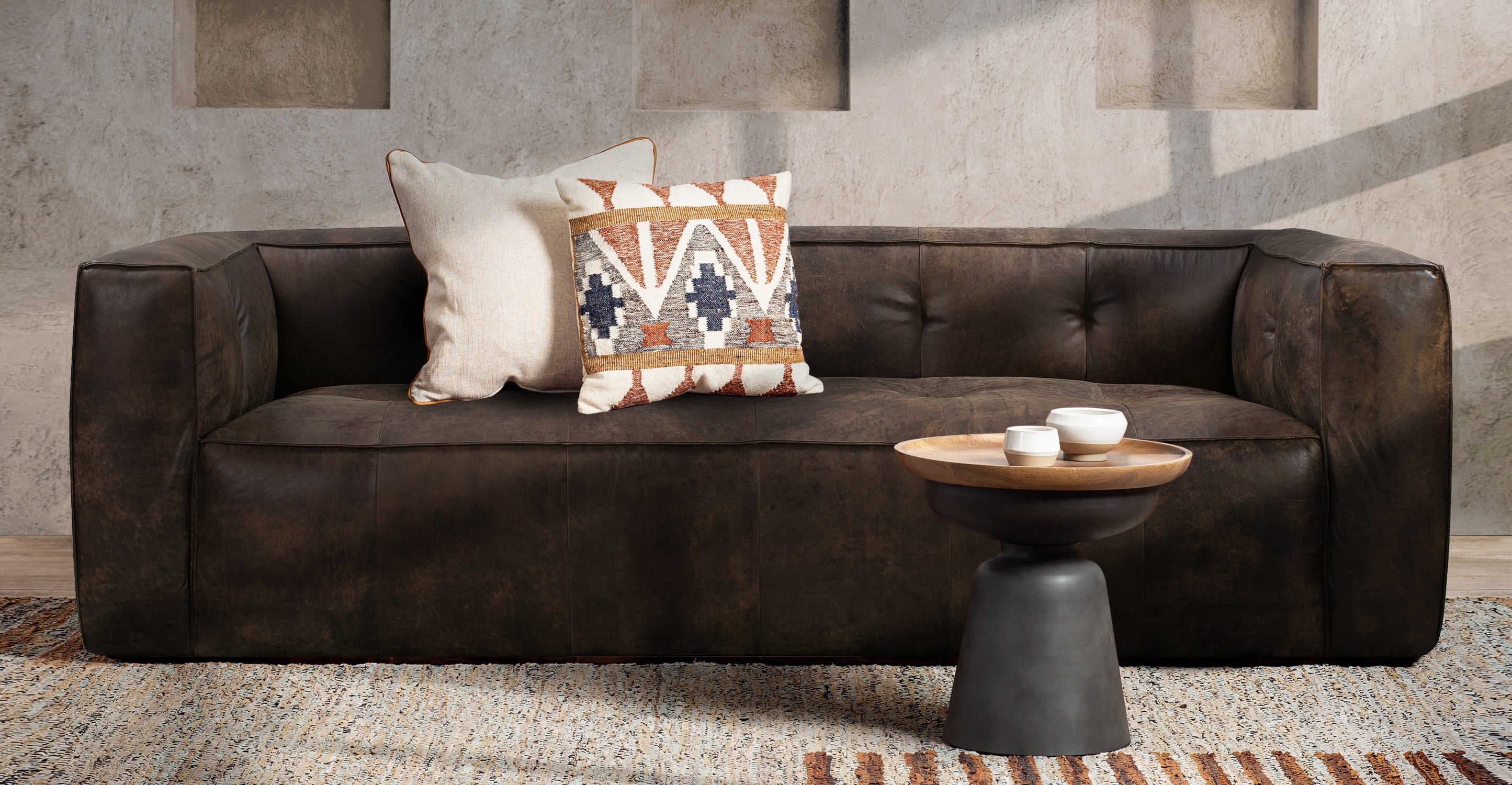 Modern Capa Sofa - Comfortable 3-Seater Couch for Living Room, Lounge & Office - Soft Fabric Upholstery with Sturdy Wooden Frame - Perfect for Relaxing, Entertaining & Small Spaces