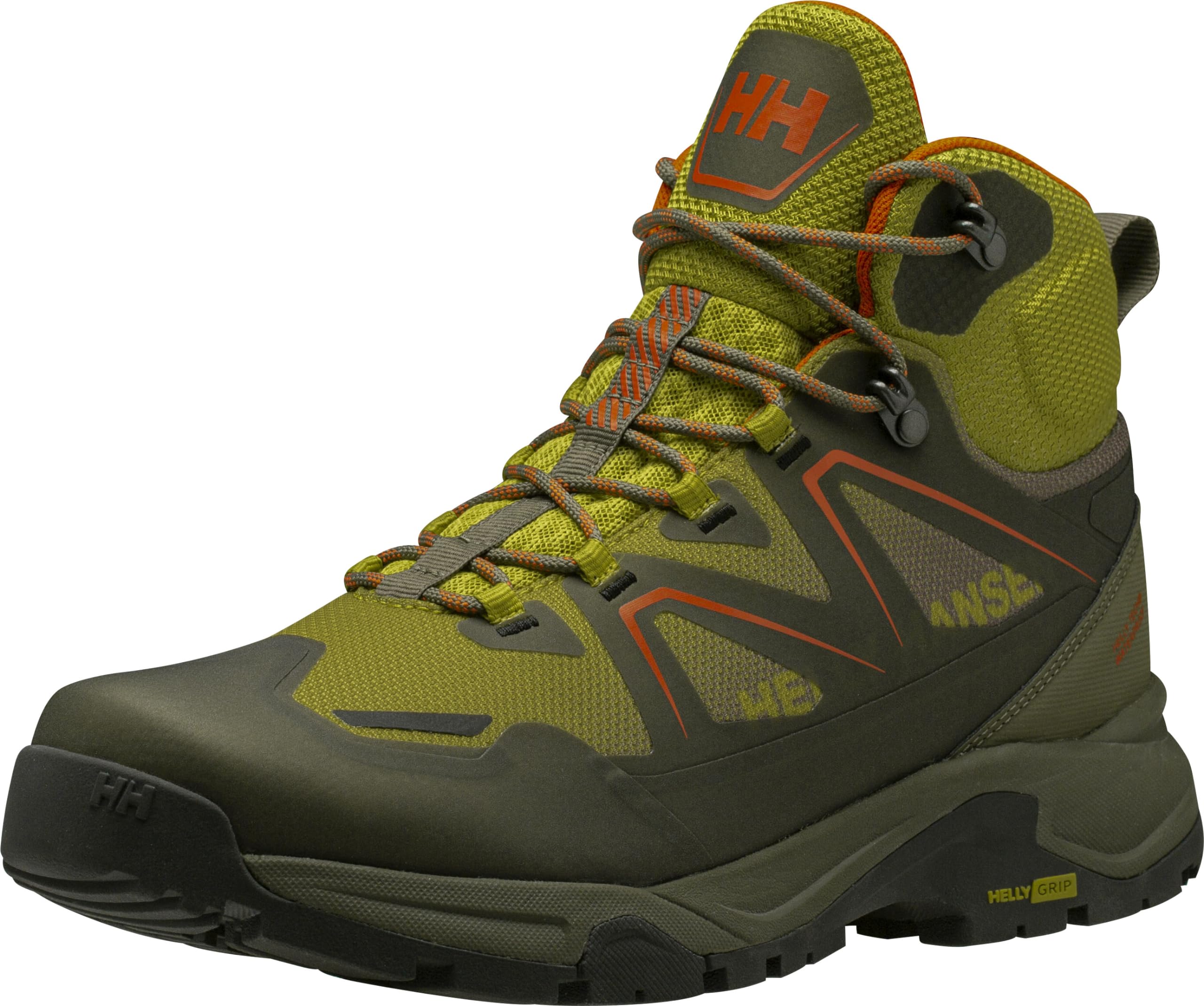Helly-Hansen Men's Cascade Mid Helly-Tech Waterproof Hiking Boots - Lightweight & Breathable for Outdoor Adventures, Trail Running & Mountain Climbing