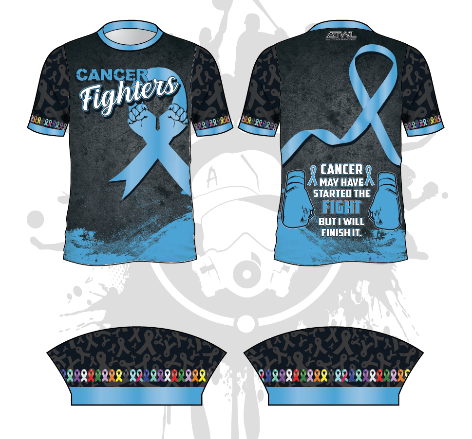 Cancer Fighters Men's Baseball Jersey - Comfortable & Durable Team Apparel for Baseball Games, Fundraisers & Awareness Events