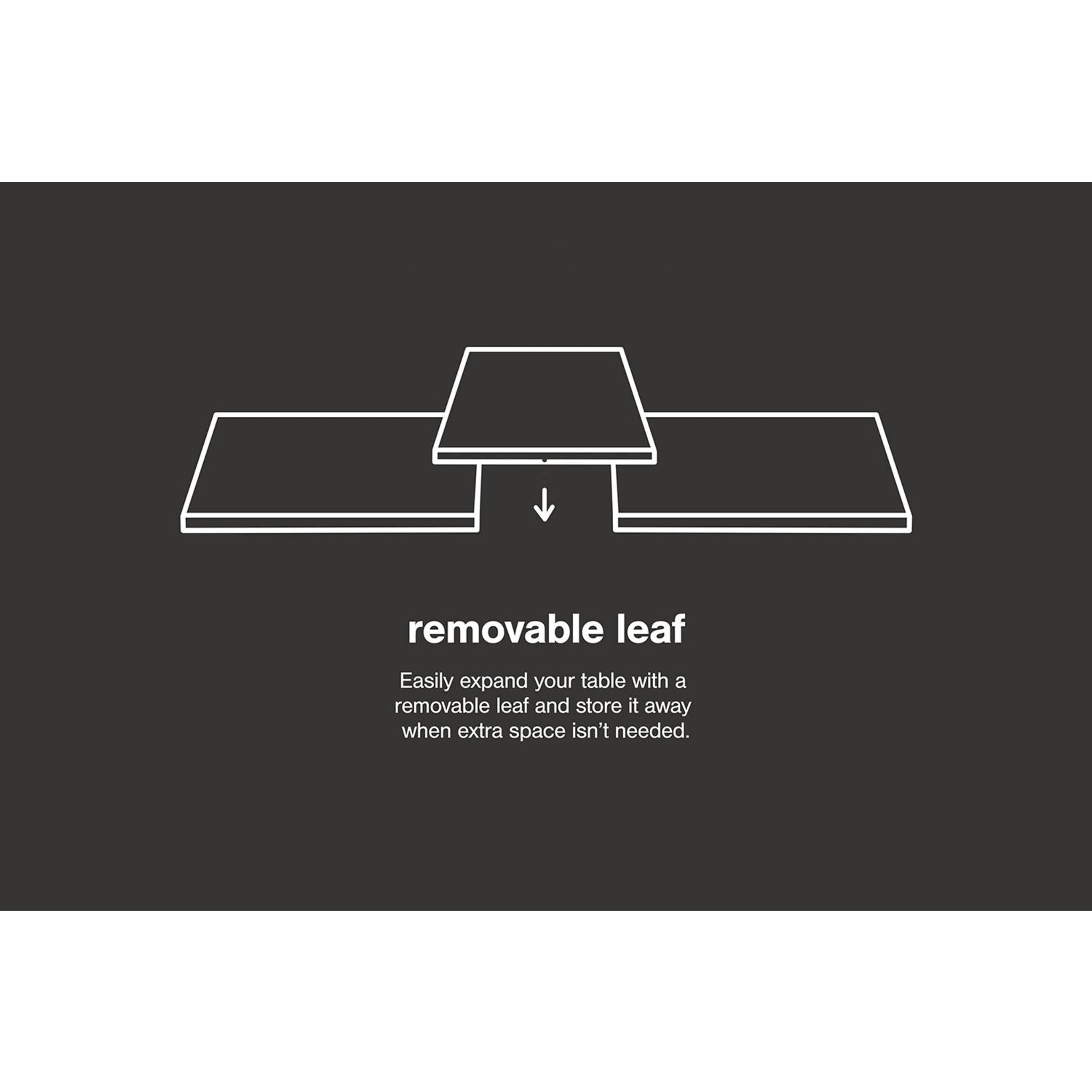 Arlendyne Extendable Dining Table - Antique White Finish (D980D4) | Perfect for Small Spaces, Dinner Parties & Family Gatherings