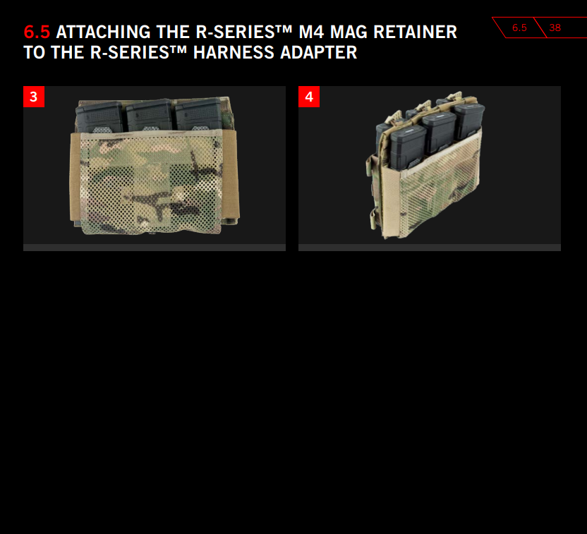 Crye Precision R Series M4 Magazine Retainer - Tactical Rifle Accessory for AR-15 & M4 - Perfect for Military, Law Enforcement & Airsoft Use