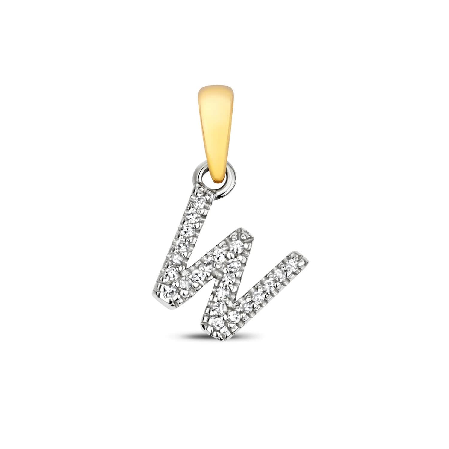 Personalized Diamond Initial Necklace - 9K Solid Gold Monogram Pendant (A-Z) | Elegant Gift for Women, Birthday, Anniversary & Everyday Wear