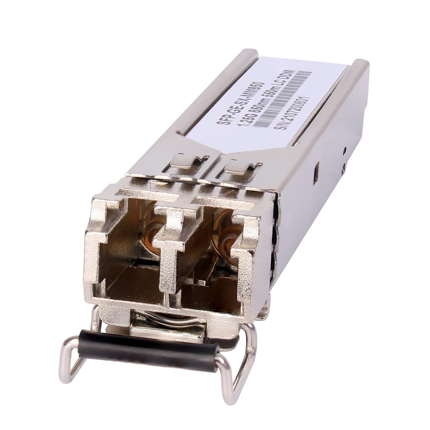 10Pack 1.25G 850nm Multimode SFP LC Transceiver Fiber Module - 550m 1000Base-SX LC MMF Compatible with Cisco GLC-SX-MMD, Fortinet, Ubiquiti UF-MM-1G, Mikrotik S-85DLC05D, Meraki MA-SFP-1GB-SX - Ideal for Data Centers, Enterprise Networks & High-Speed Fiber Optic Connections