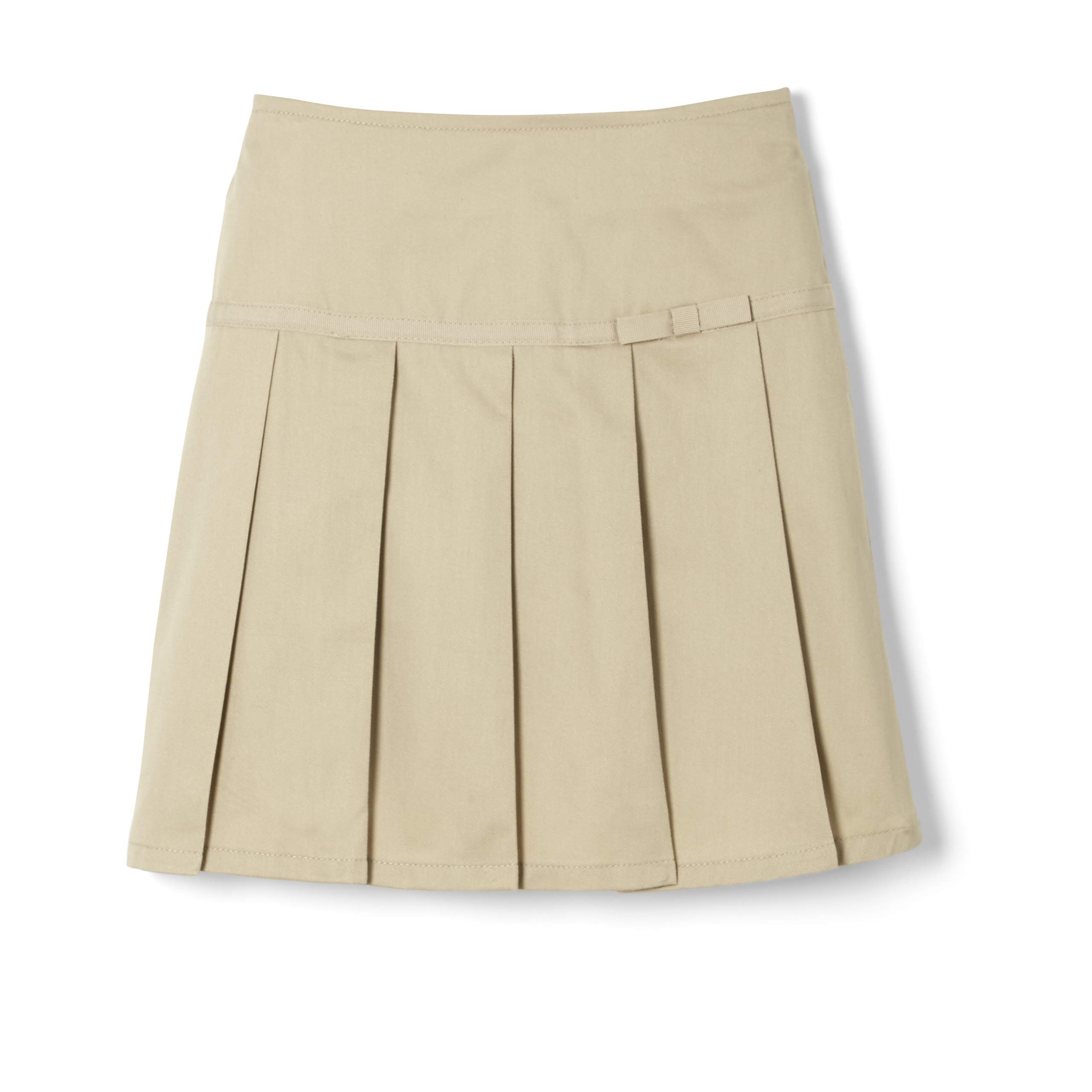 French Toast Girls' Pleated Scooter Skirt with Grosgrain Ribbon - Perfect for School Uniforms, Playdates & Special Occasions