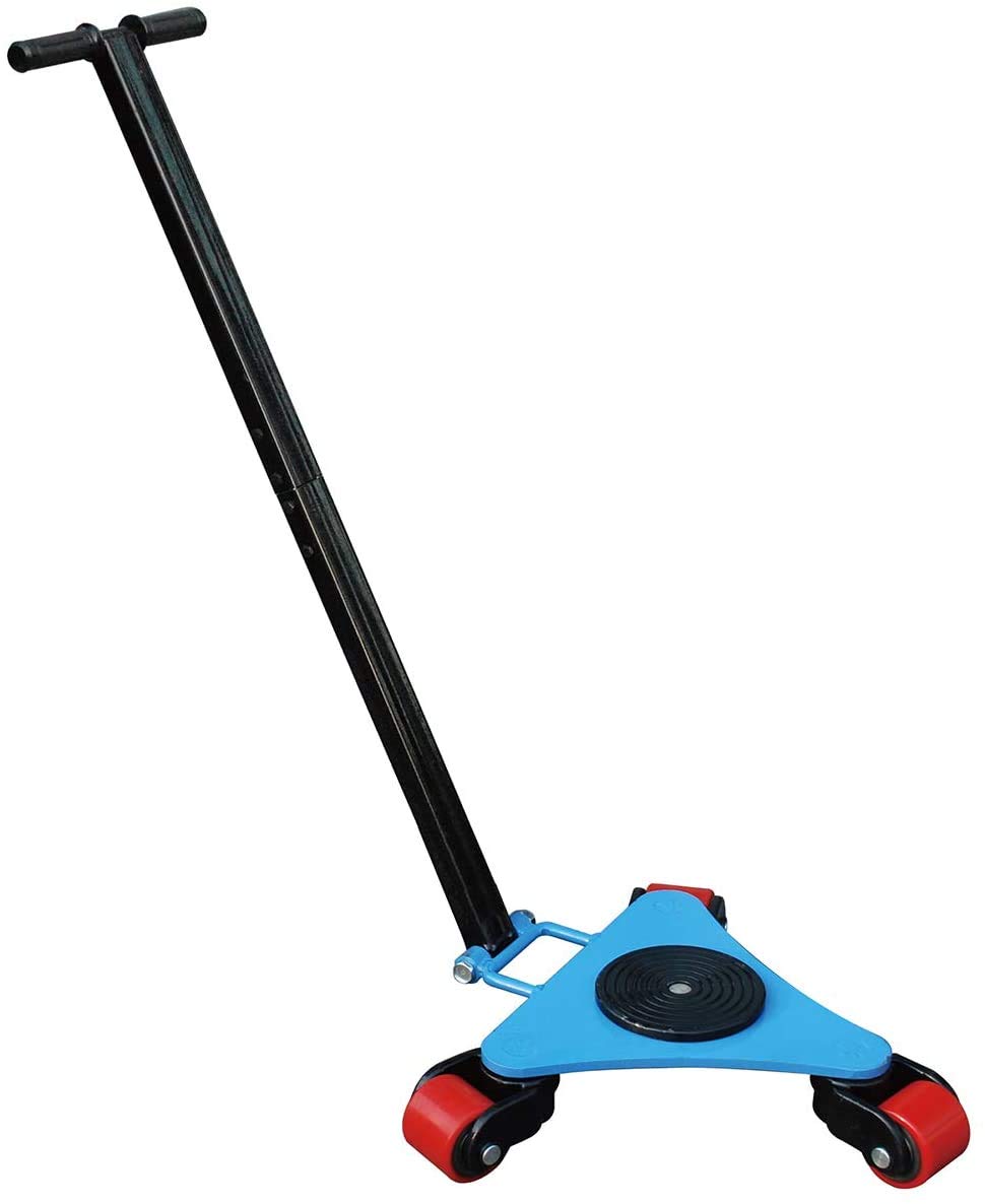 Heavy Duty Machine Skates 4400lbs Capacity - 2 Ton Machinery Movers with 3 Swivel Casters for Workshop, Warehouse & Industrial Equipment Transport - Perfect for Moving CNC Machines, Lathes & Heavy Machinery
