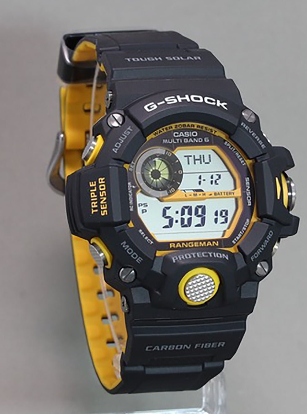 CASIO G-SHOCK MASTER OF G LAND RANGEMAN GW-9400YJ-1JF JDM Digital Watch - Shock Resistant, Solar Powered, Multifunction for Outdoor, Hiking & Military Use