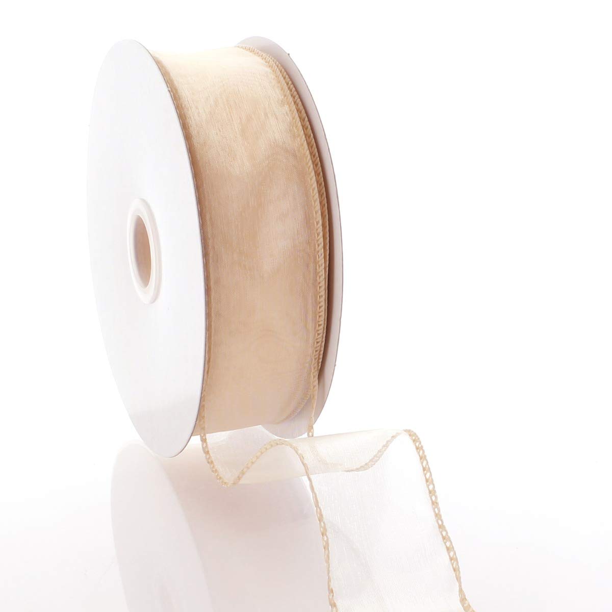 Turquoise Organza Ribbon 1.5