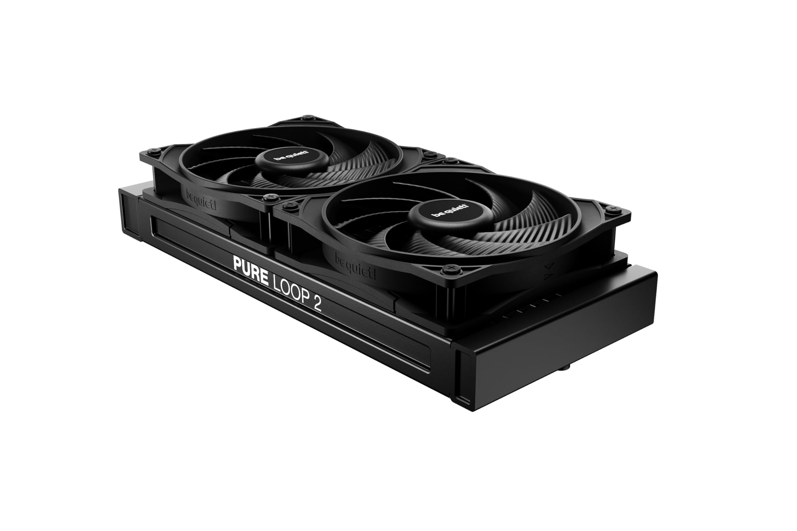 Be Quiet! Pure Loop 2 240mm Liquid CPU Cooler - High Performance Water Cooling System with 2x Pure Wings 3 120mm PWM Fans & Decoupled Pump - Ideal for Gaming PCs, Workstations, and Overclocking Rigs