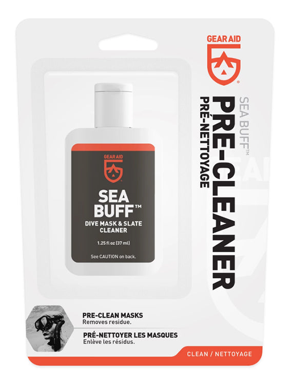 Gear Aid (McNett) Sea Buff Mask Pre Cleaner - Scuba Diving & Snorkeling Gear Maintenance for Clear Vision Underwater