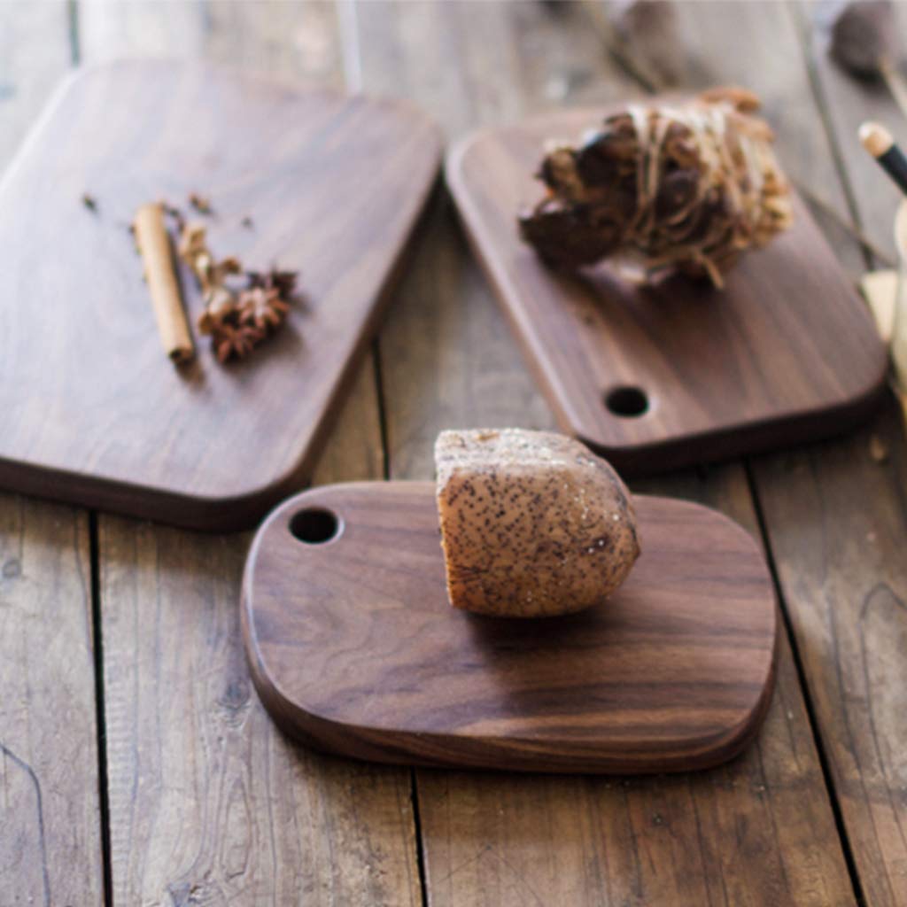Premium Walnut Wood Chopping Board - Durable Solid Wood Cutting Board for Kitchen, Vegetables, Fruits, Bread & Cheese - Perfect for Food Prep, Serving Charcuterie & Entertaining