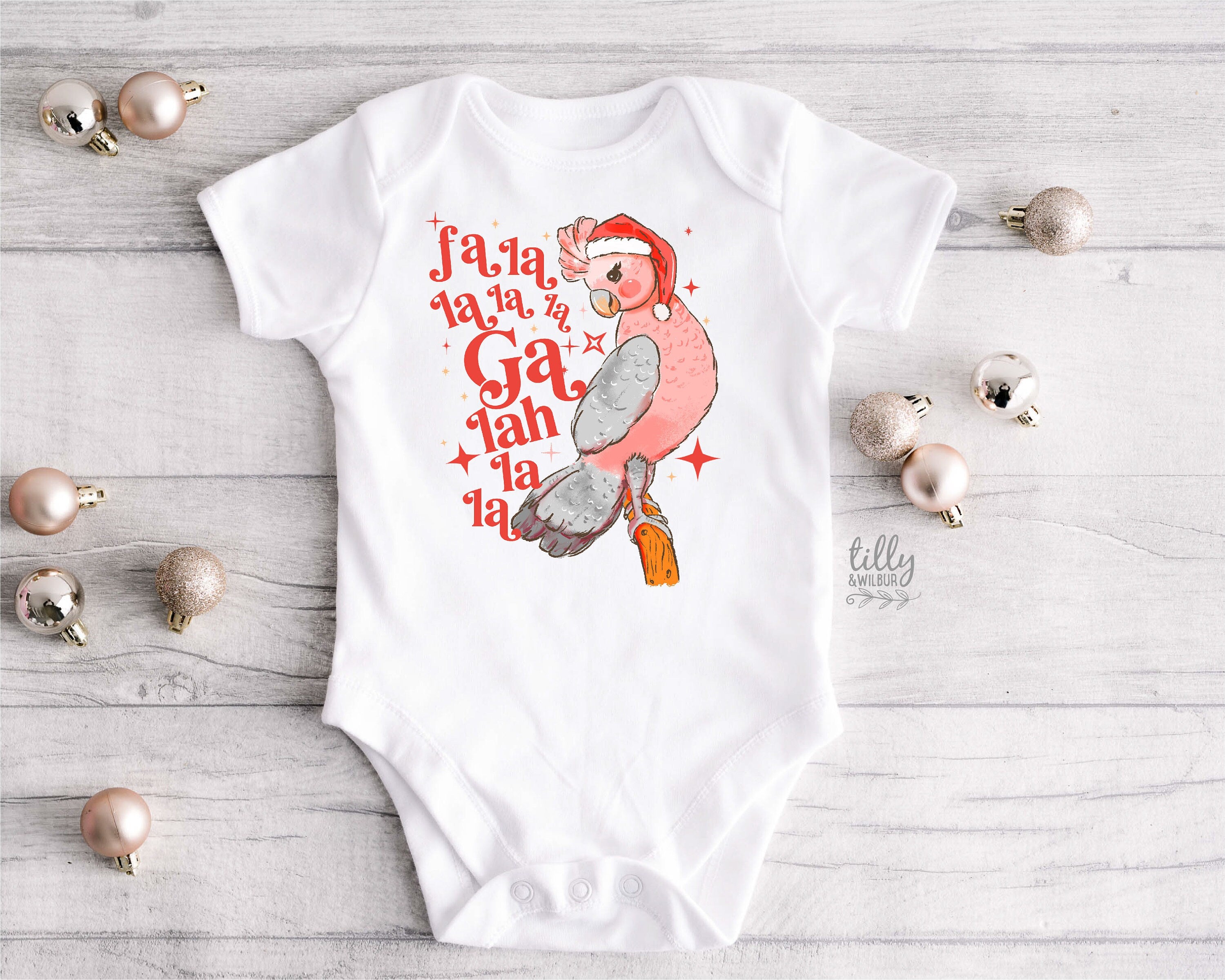 Fa La La La Galah Christmas T-Shirt - Festive Holiday Tee with Multiple Color Options | Perfect for Christmas Parties, Family Gatherings & Ugly Sweater Contests