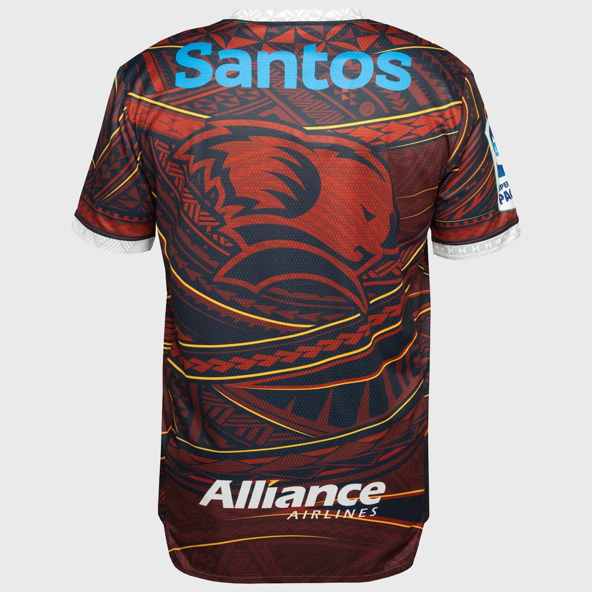 Canterbury Queensland Reds Men's Pasifika Warm Up Tee 2025 - Rugby Training Shirt for Fans & Players - Perfect for Gym, Matches & Casual Wear