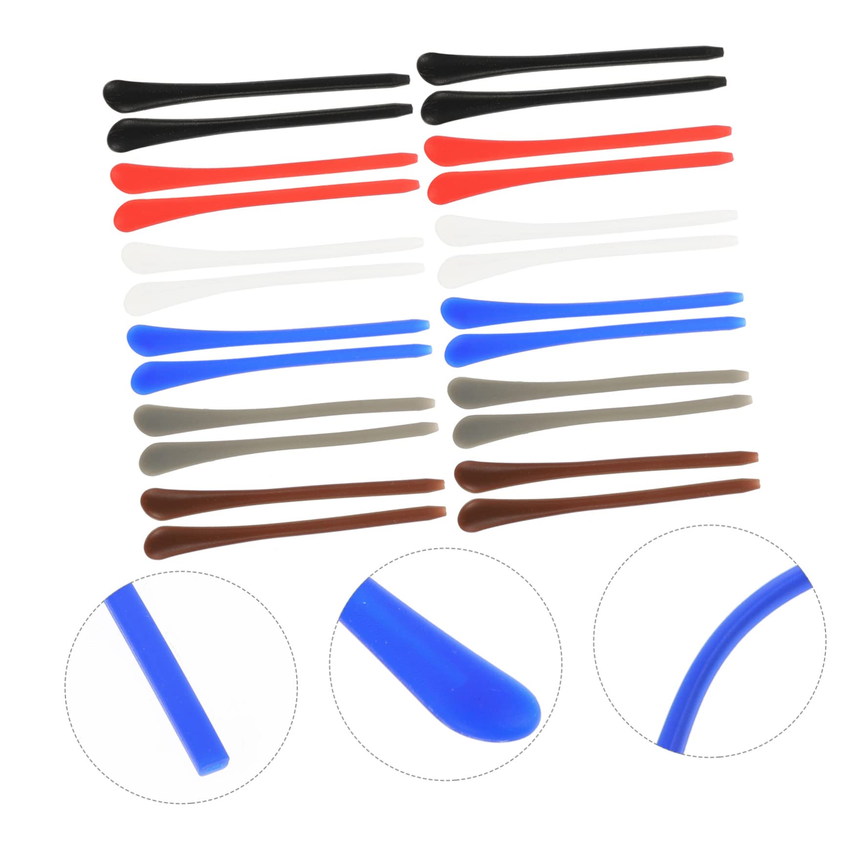MAGICLULU 12 Pairs Glasses Accessories - Kids Glasses Straps, Nose Pads, Ear Hooks & Arm Covers for Comfort & Anti-Slip - Perfect for Sports, Reading & Daily Wear