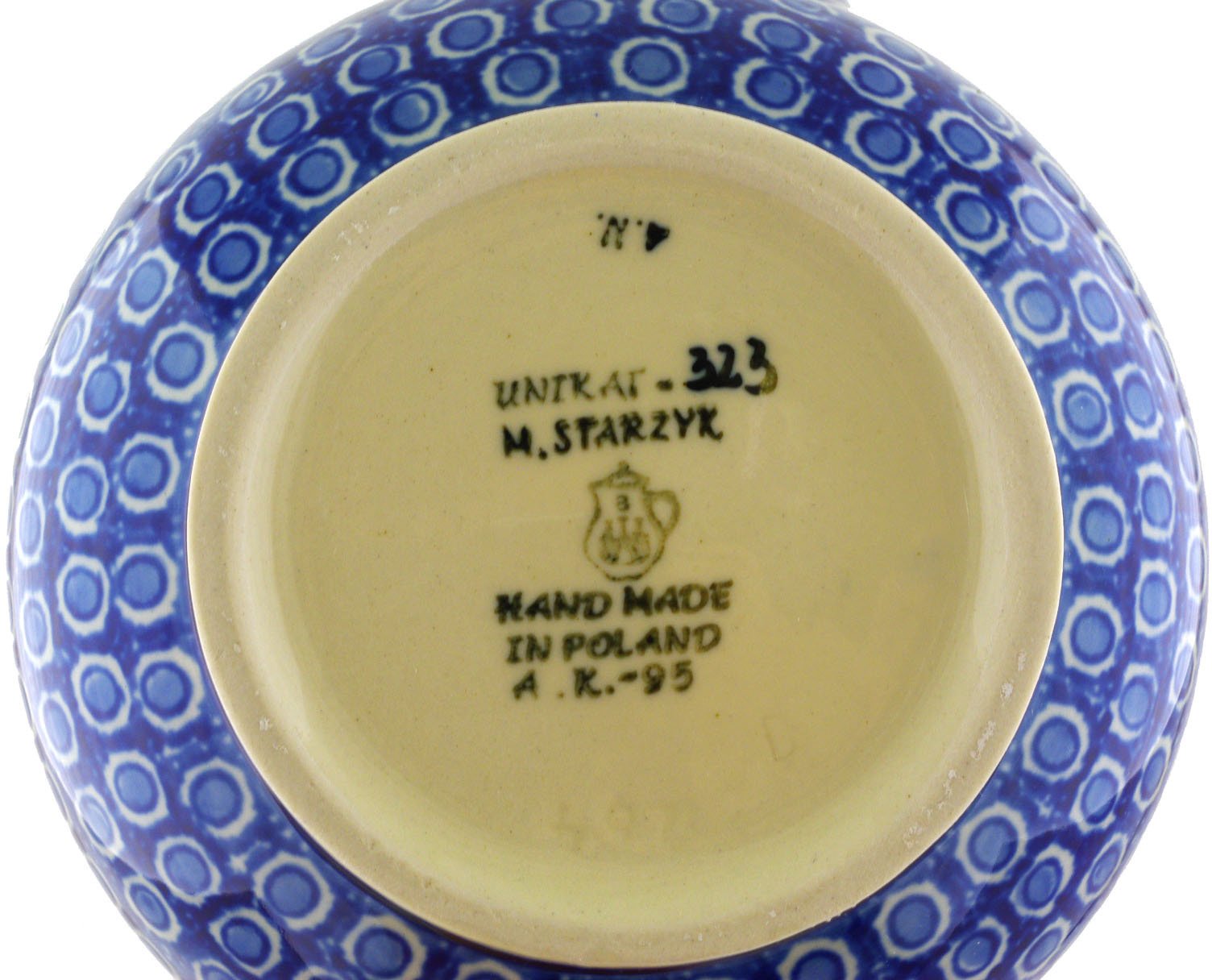 Authentic Polish Pottery 3½ Cup Tea & Coffee Pot - Ceramika Artystyczna Handmade Stained Glass Window Design UNIKAT with Certificate | Perfect for Afternoon Tea, Coffee Breaks & Gift Giving