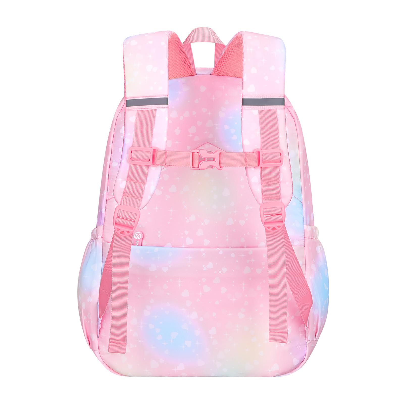 Girls School Backpack with Compartments - Purple for Elementary Students & Daily Use