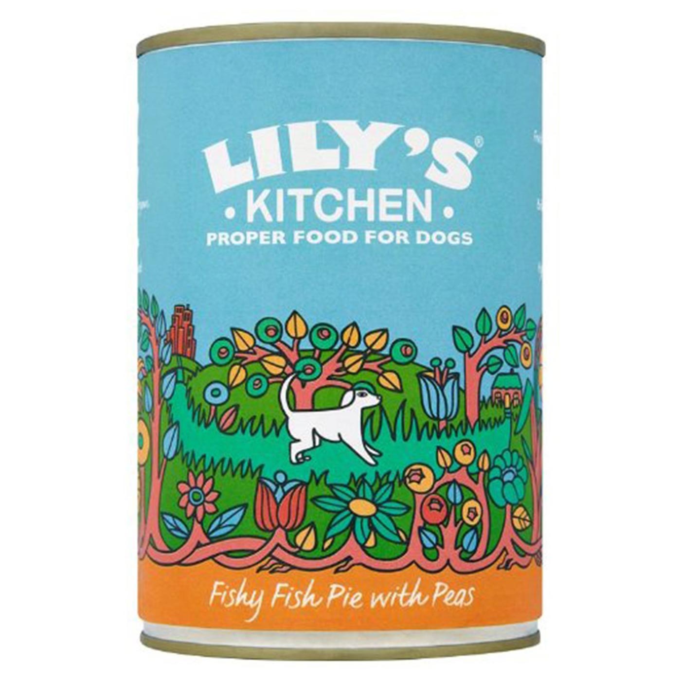 Lily's Kitchen Fishy Fish Pie with Peas Grain-Free Wet Dog Food - Case of 6 Cans | High Protein Natural Recipe for Adult Dogs | Perfect for Mealtime & Training Treats