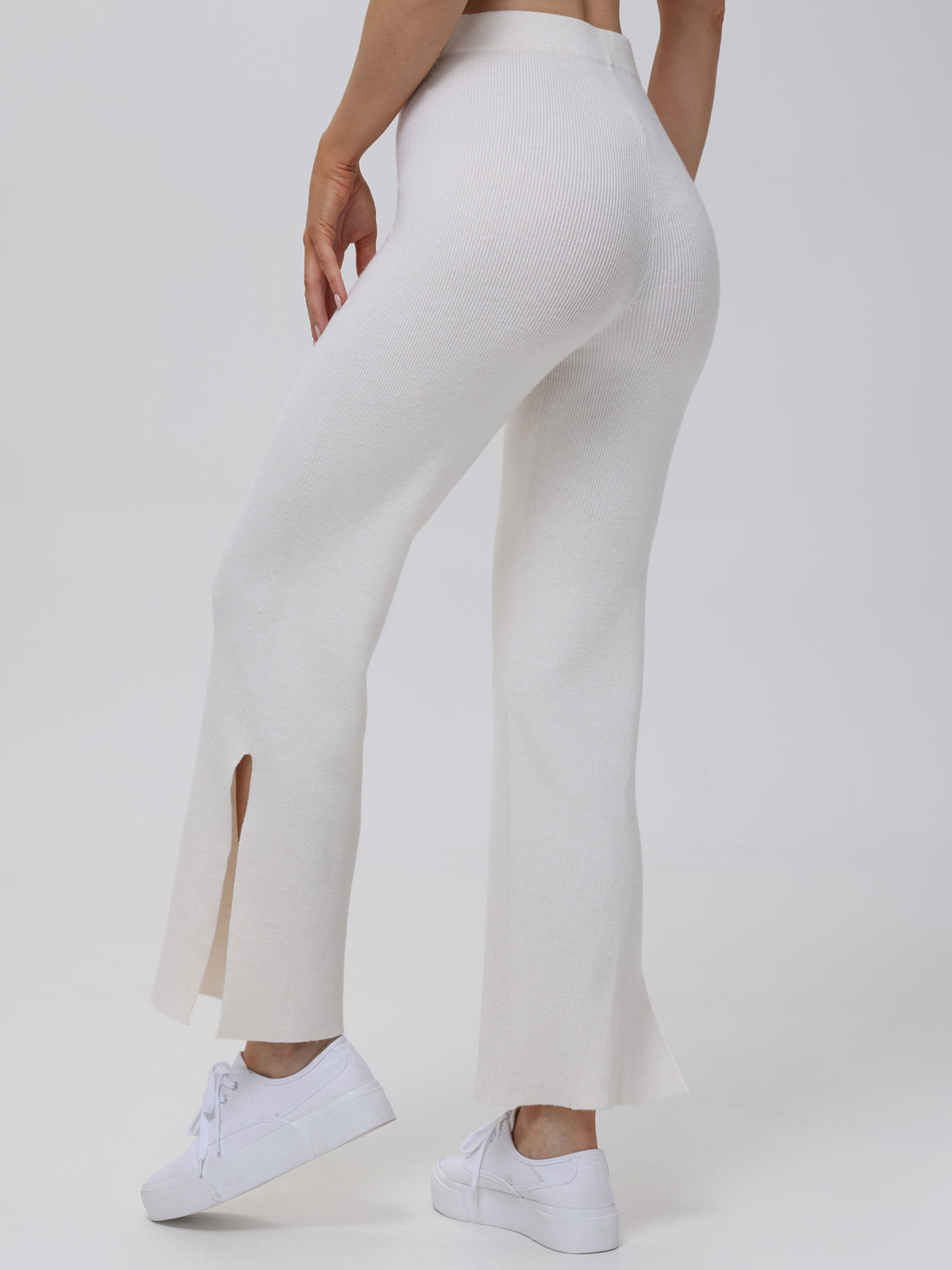 Premium Women's Cashmere Sweatpants - Soft & Cozy High-Waisted Lounge Pants for Home, Yoga & Winter Comfort