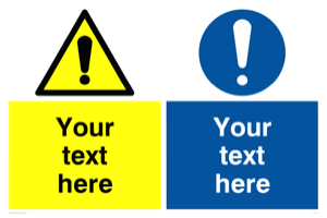 Custom Safety Signs - OSHA Compliant Workplace & Industrial Safety Signs for Construction, Warehouses & Factories - Durable & Weatherproof for Indoor & Outdoor Use