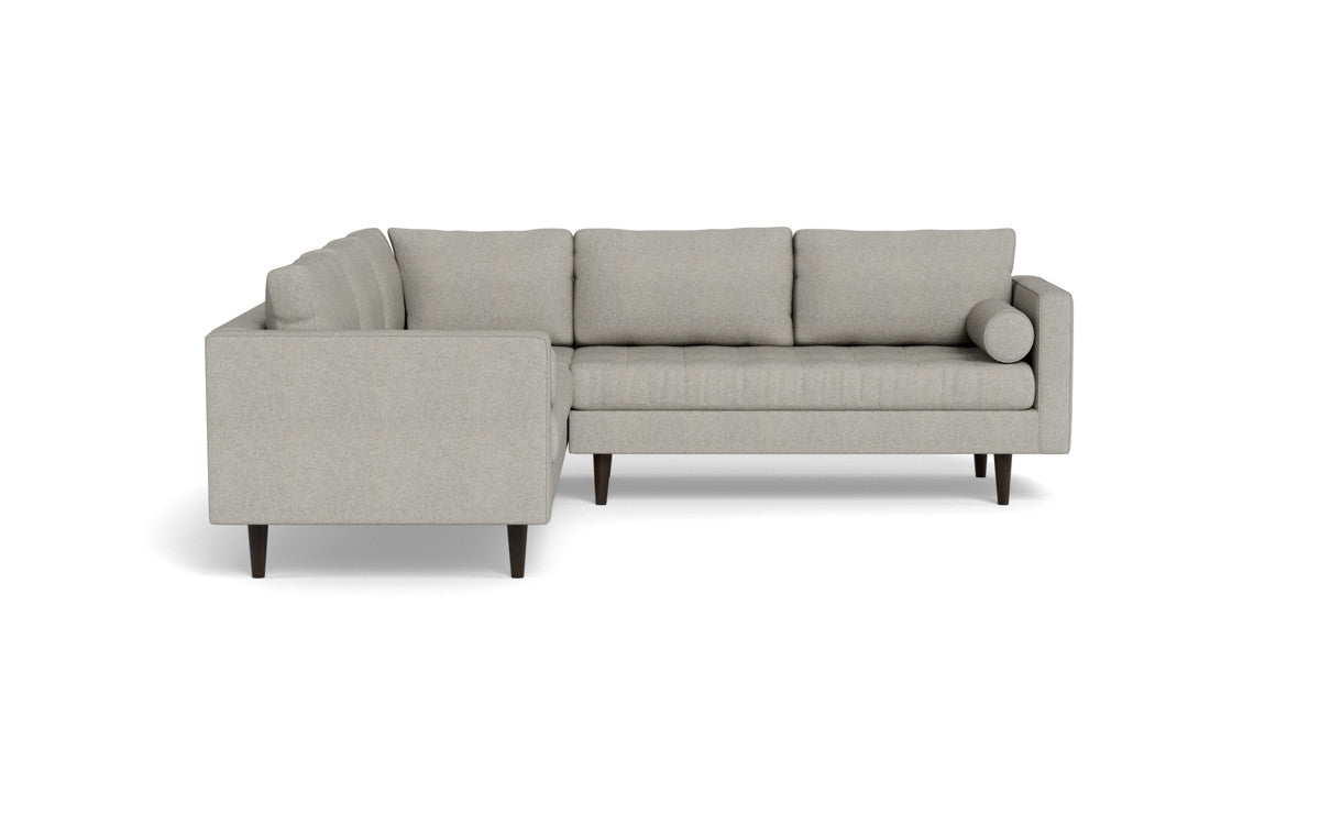Ladybird 103 Corner Sectional Sofa - Modern L-Shaped Couch for Living Room, Family Room & Small Spaces | Comfortable Fabric Upholstery, Sturdy Frame | Perfect for Apartments, Condos & Home Theater Seating