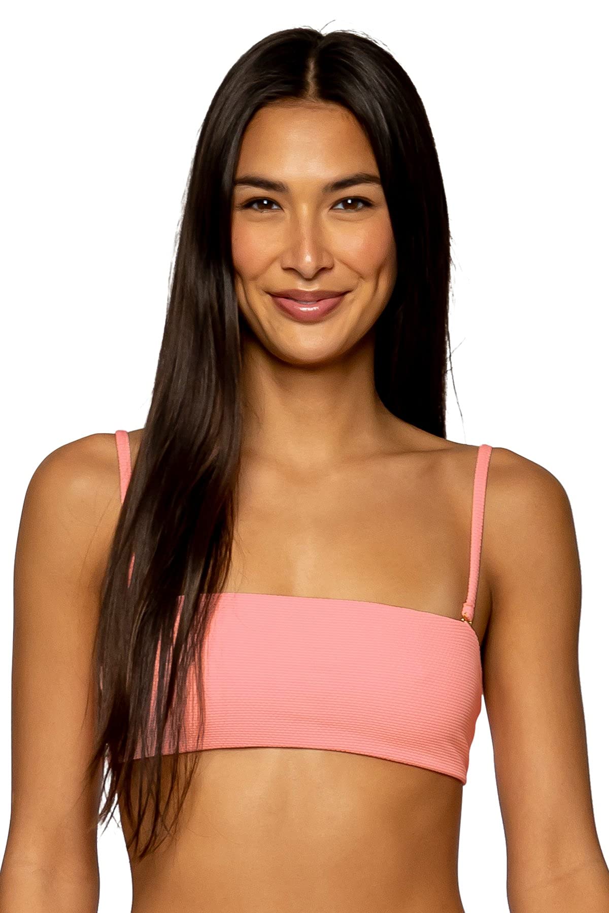 B Swim Barbados Bandeau Bikini Top - Women's Adjustable Strapless Swimwear for Beach & Pool | Summer Vacation Essentials