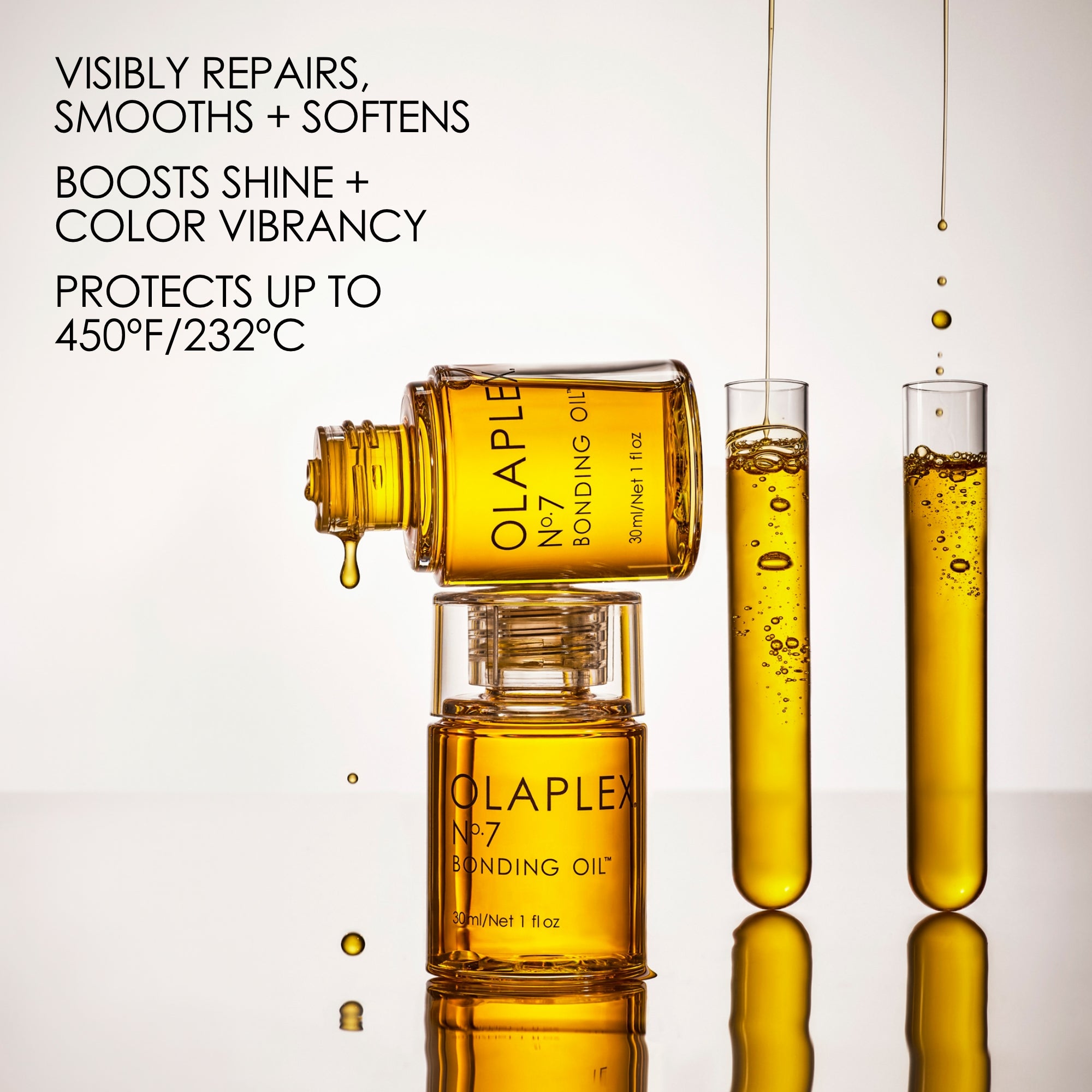 Olaplex No.7 Bonding Oil - Hair Repair Treatment for Damaged Hair, Split Ends & Frizz Control - Perfect for Salon & Home Use