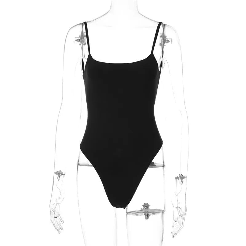 Black Sexy Dress Set for Women - Spaghetti Strap Bodysuit & Maxi Skirt Matching Outfit | Backless Slim Fit Long Skirt Set | Perfect for Date Night, Parties & Special Occasions