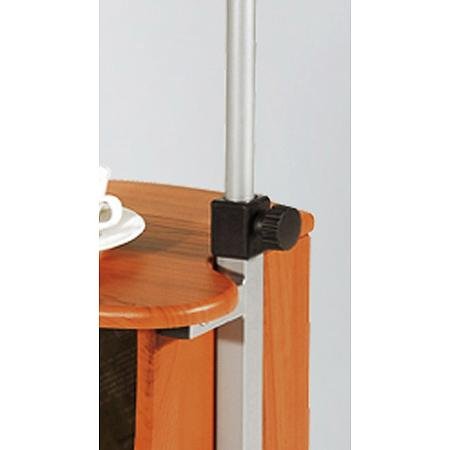Rolling Laptop Cart with Storage - Adjustable Mobile Computer Desk for Office & Home Use in Multiple Finishes | Perfect for Classrooms, Hospitals & Workspaces