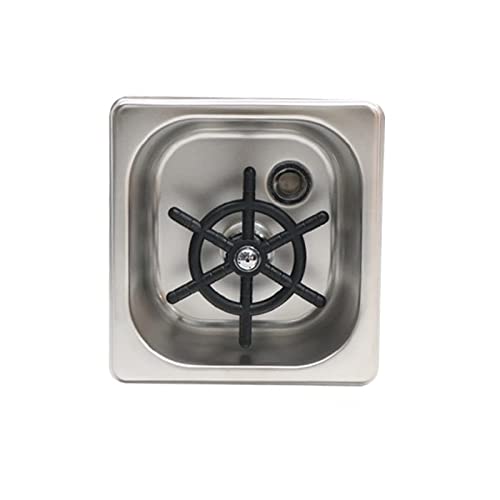 Stainless Steel Automatic Cup Washer Cleaner - Glass Rinser for Beer, Coffee, Milk Tea Cups | Bar & Hotel Dishwashing Solution | Perfect for Commercial Use in Restaurants, Cafes and Breweries