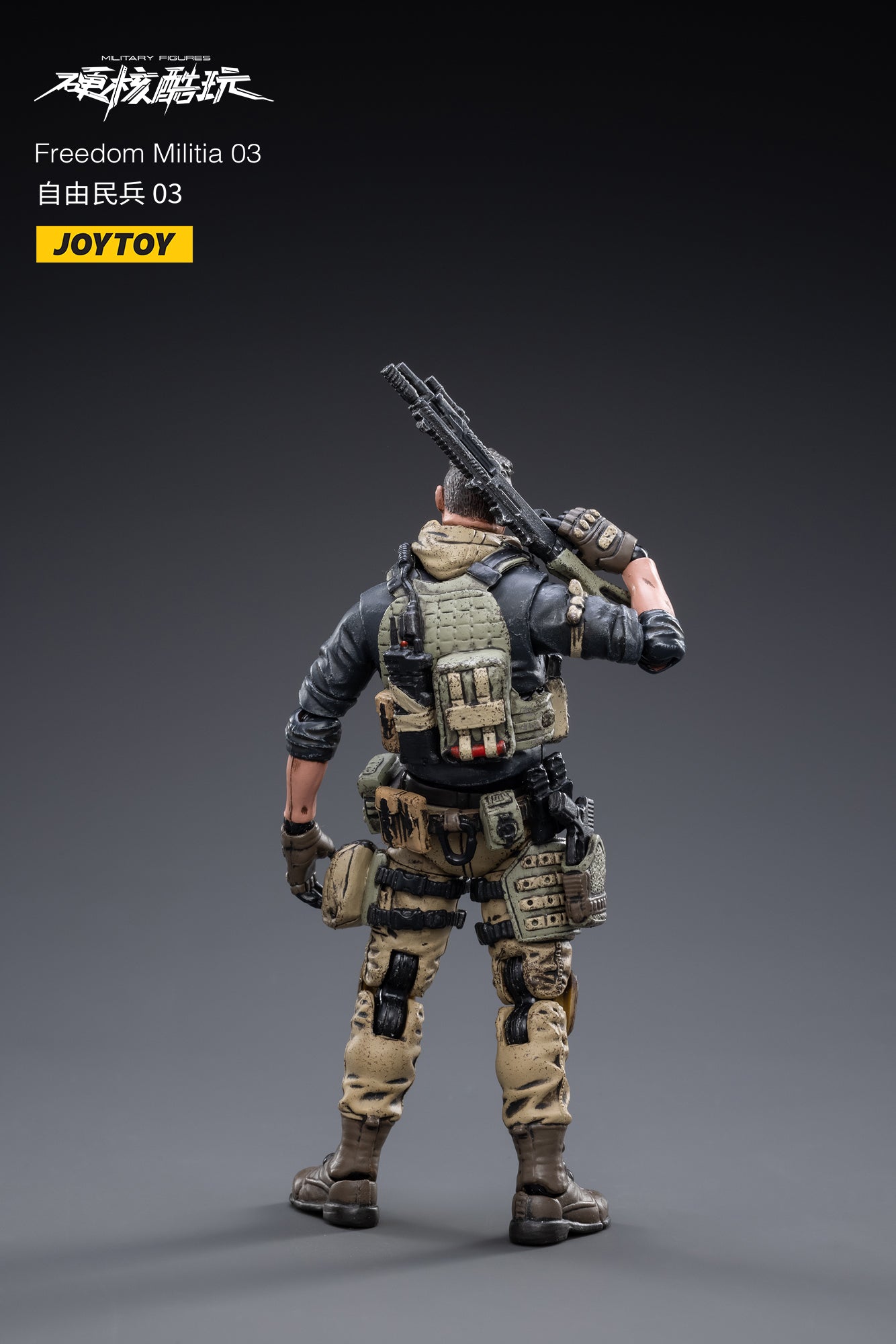 JOYTOY 1/18 Scale Action Figure Set - Hardcore Freedom Militia Trio (3PCS) | Collectible Military Model Toys for Display & Diorama Scenes | Perfect for Action Figure Collectors & Wargaming Enthusiasts