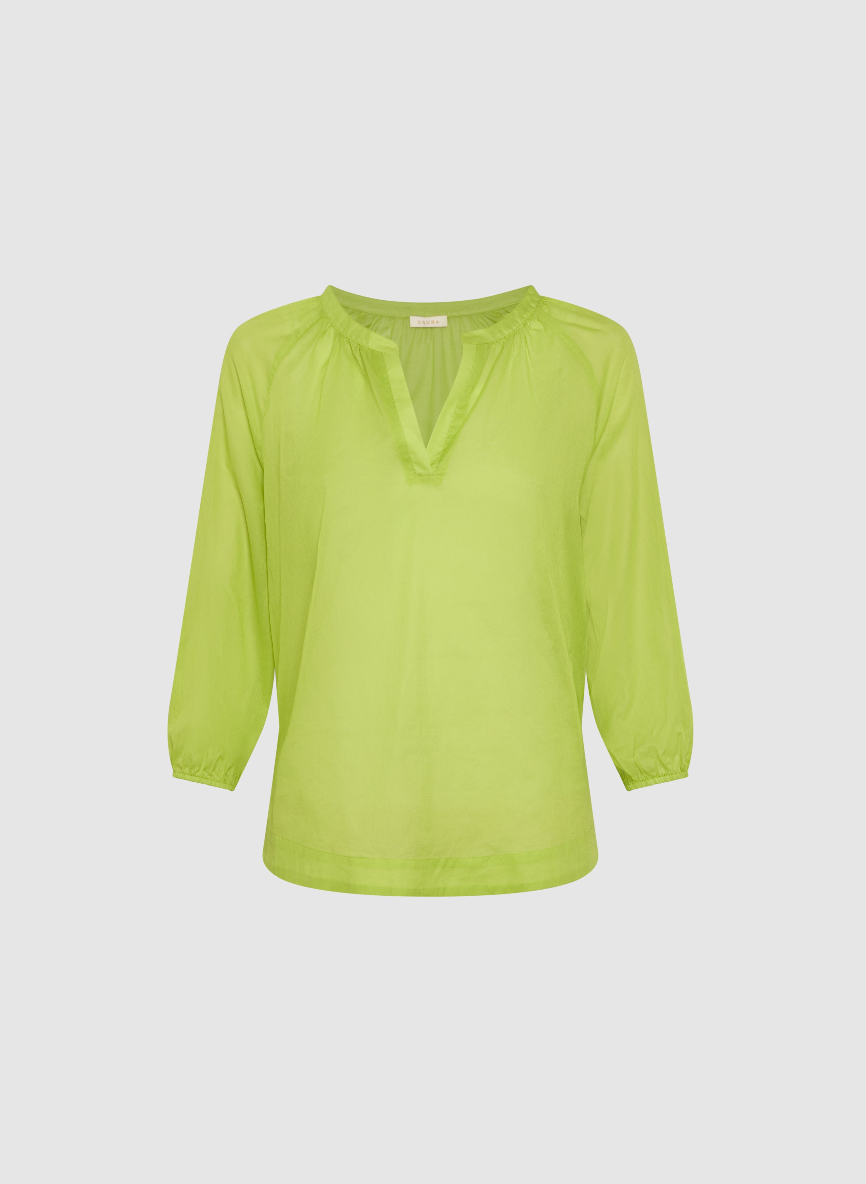 Stylish Cotton Split Neck Blouse for Women - Comfortable & Breathable Summer Top - Perfect for Office, Casual Outings & Date Nights