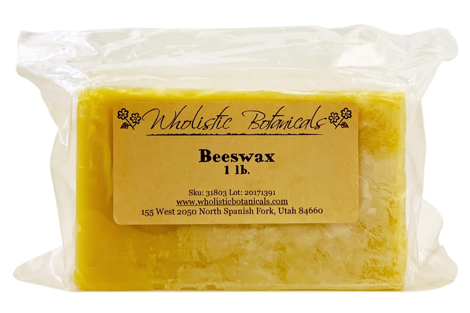 Organic Beeswax for DIY Skincare & Candle Making - 1 lb Pure Beeswax Blocks for Lip Balm, Body Lotion, Soap & Handmade Candles - Natural Moisturizer & Crafting Supplies for Home Spa & DIY Projects