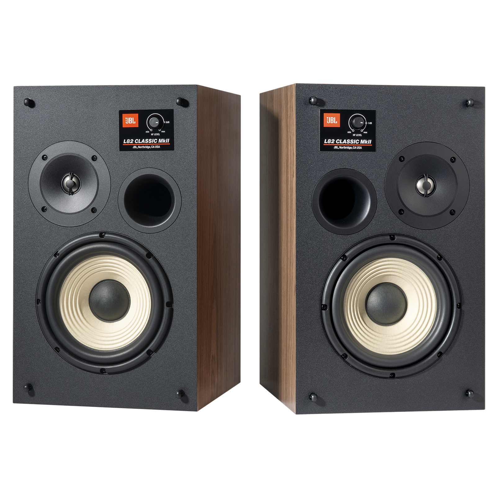 JBL L82 MKII Classic 2-Way Bookshelf Speakers (Pair) - Premium Hi-Fi Audio for Home Theater & Music Listening - Open Box Condition