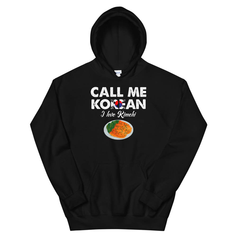 Korean Food Lovers Unisex Hoodie - I Love Kimchi & Celebrate National Foods - Perfect for K-Pop Fans & Korean Cuisine Enthusiasts