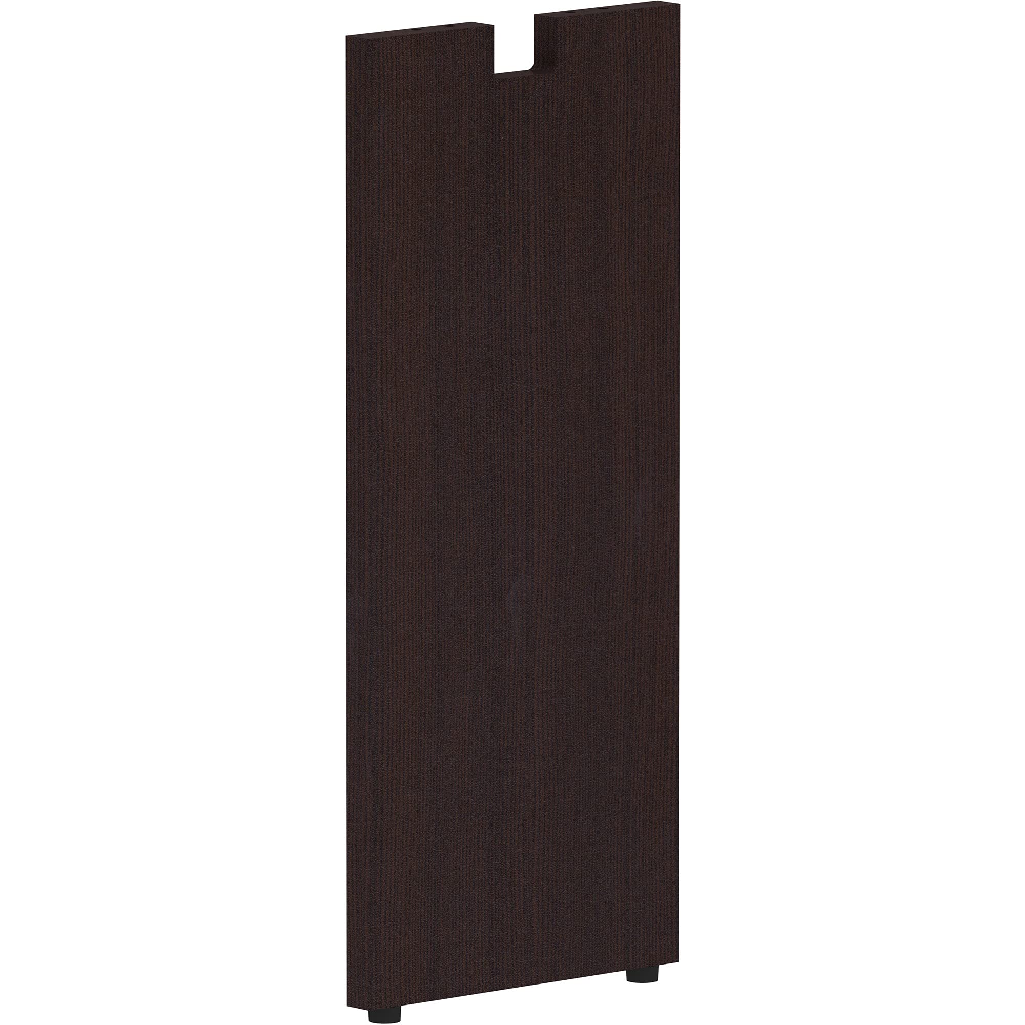 Lorell Espresso Laminate Desk Leg - Compact Home Office Furniture