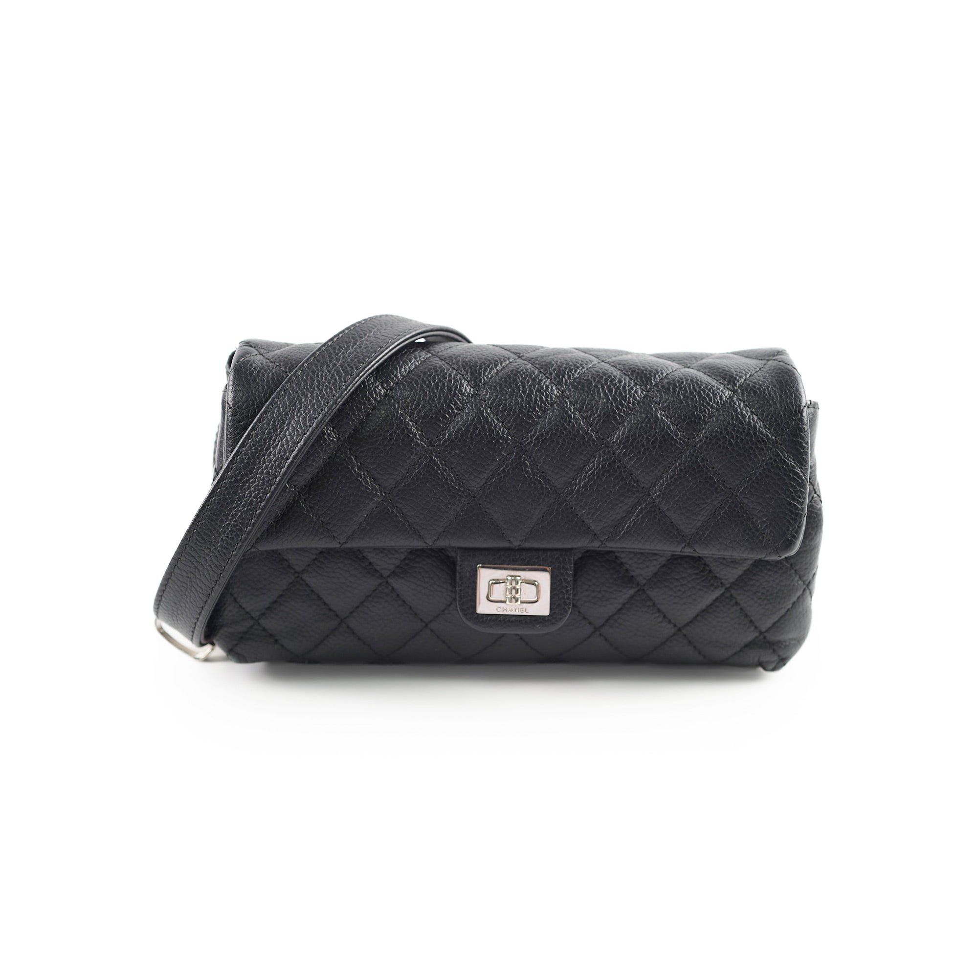 Chanel Mini Black Caviar Leather Crossbody Belt Bag for Women | Luxury Designer Waist Bag | Perfect for Parties, Travel & Everyday Use
