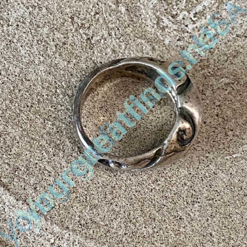 Turquoise Chip Mosaic Sterling Silver Ring Size 5 - Perfect for Boho Jewelry, Gift Giving & Everyday Wear