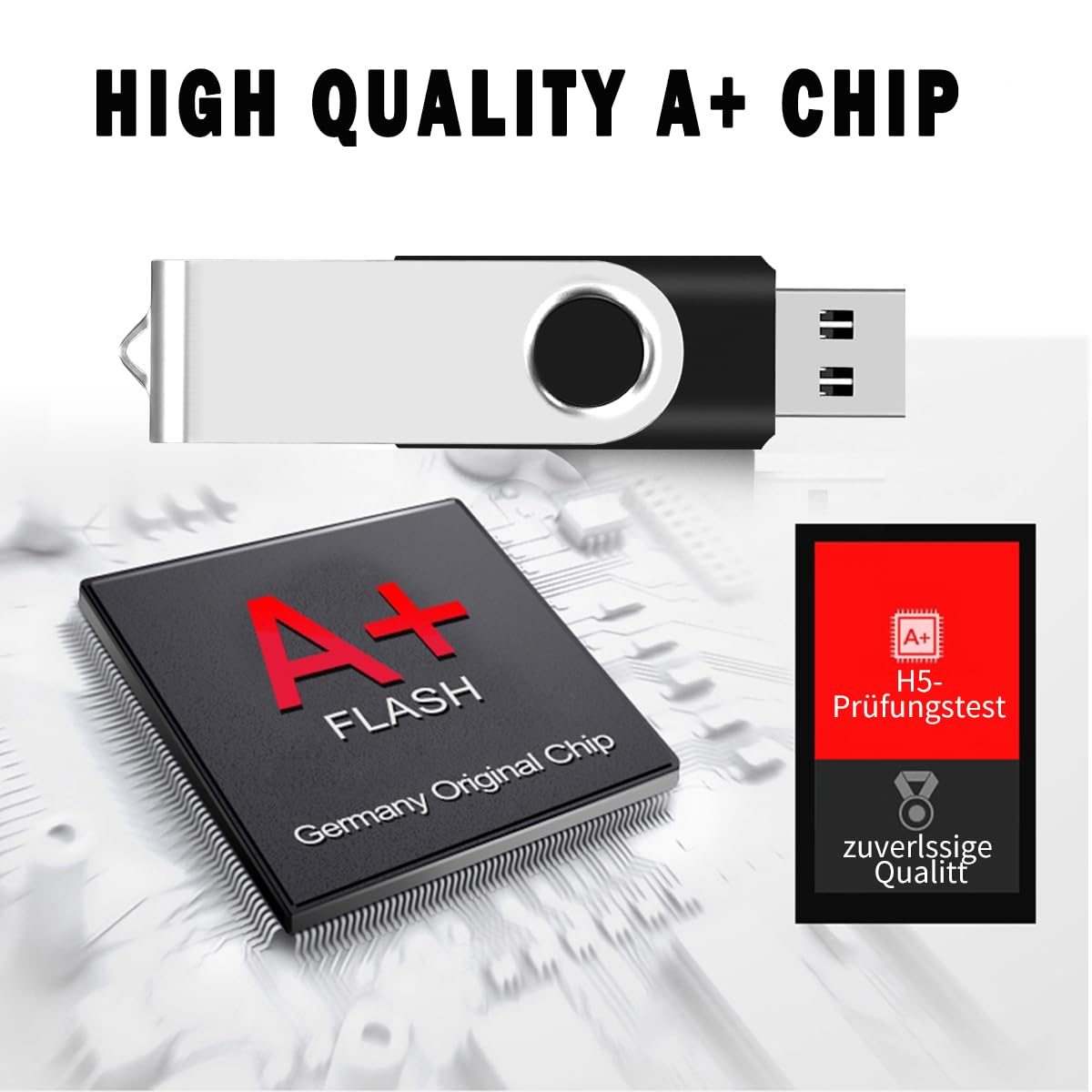 EASTBULL 100-Pack 2GB USB 2.0 Flash Drives Bulk - Black Thumb Drives for Data Storage, File Transfer, School & Office Use - Wholesale USB Memory Sticks for Business, Events & Promotions