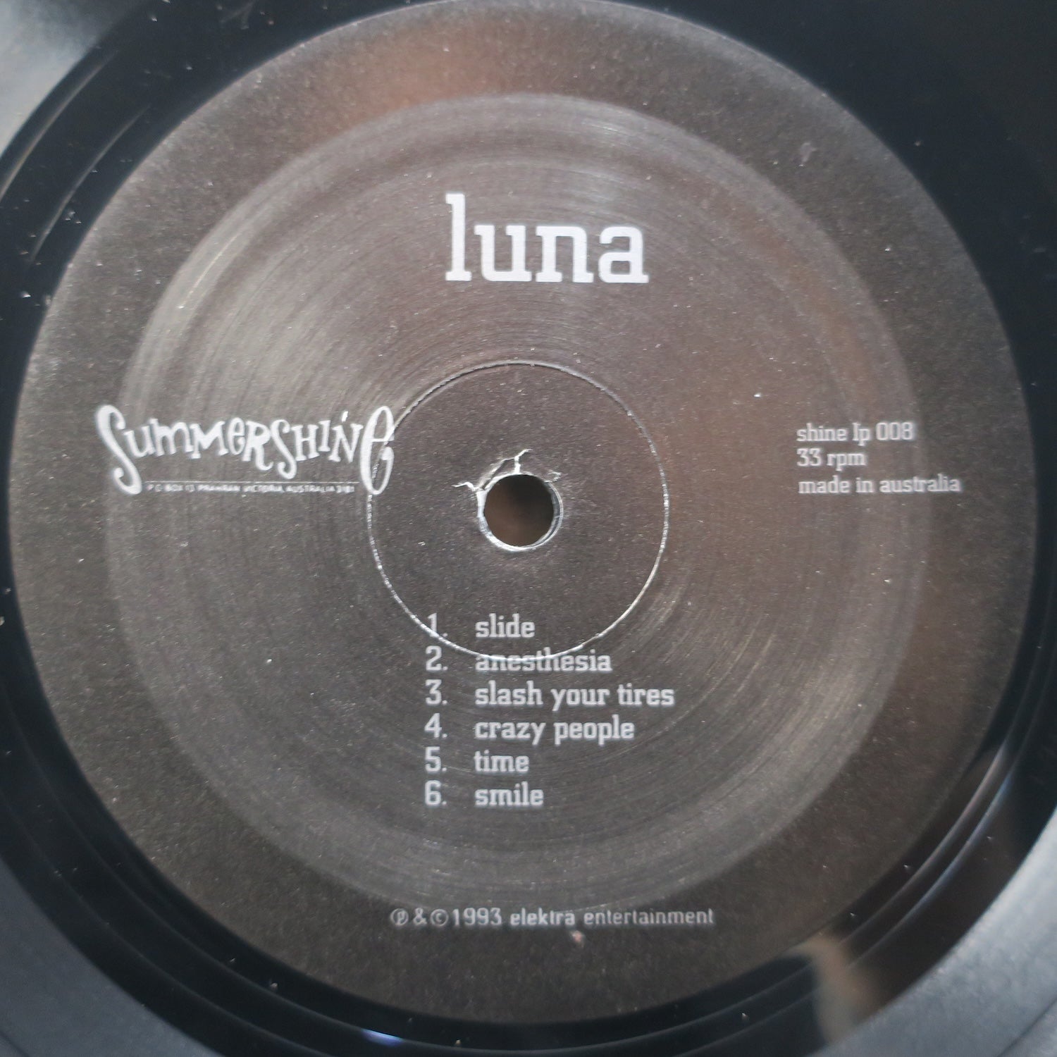 Luna 'Lunapark' 1993 Oz Original Vinyl LP by Galaxie 500 - Rare Collectible Record for Music Enthusiasts & Vinyl Collectors